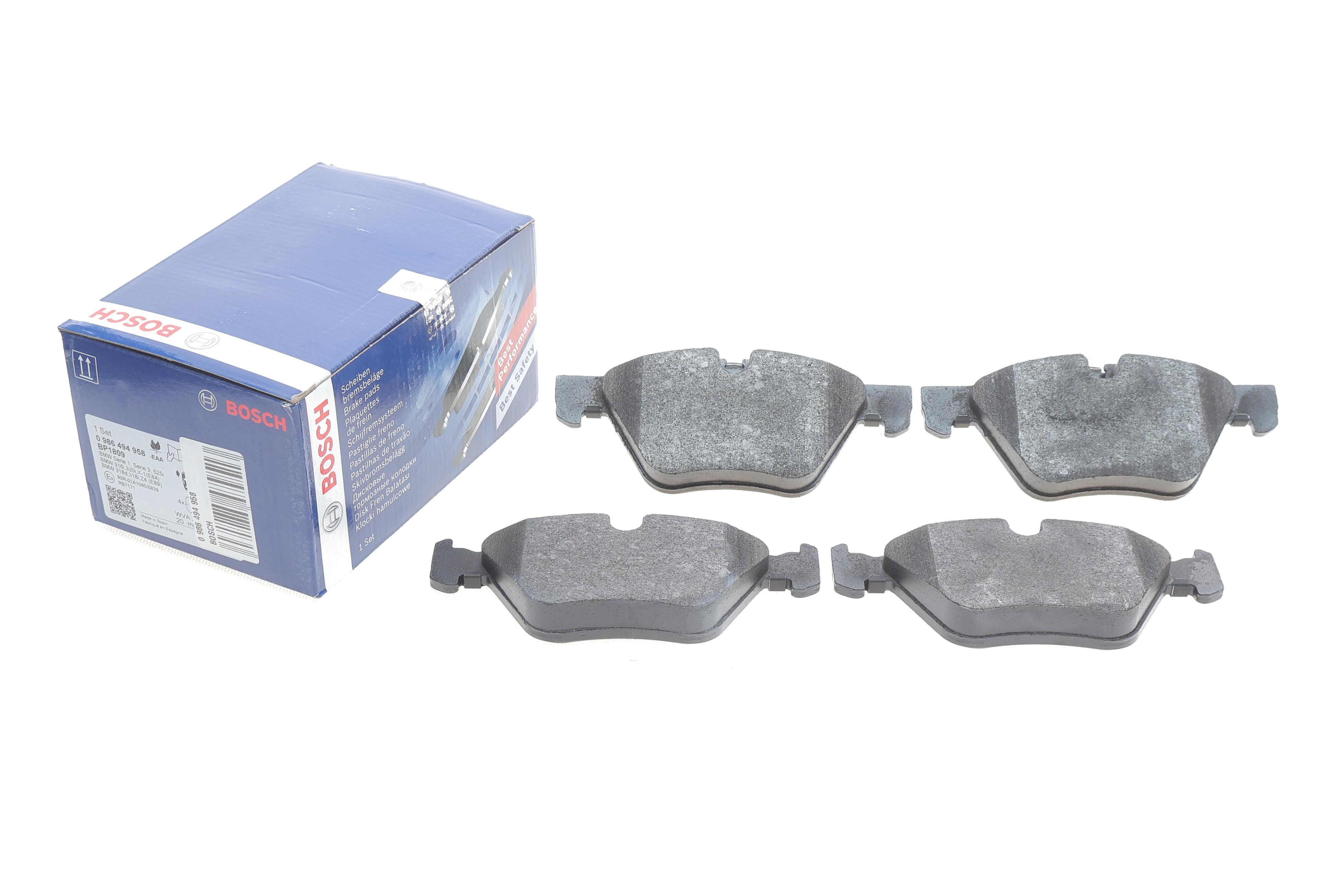 Колодки гальмівні (передні) BMW 3 (E90-93) 04-/ X1 (E84) 09- замінено на 0 986 494 118