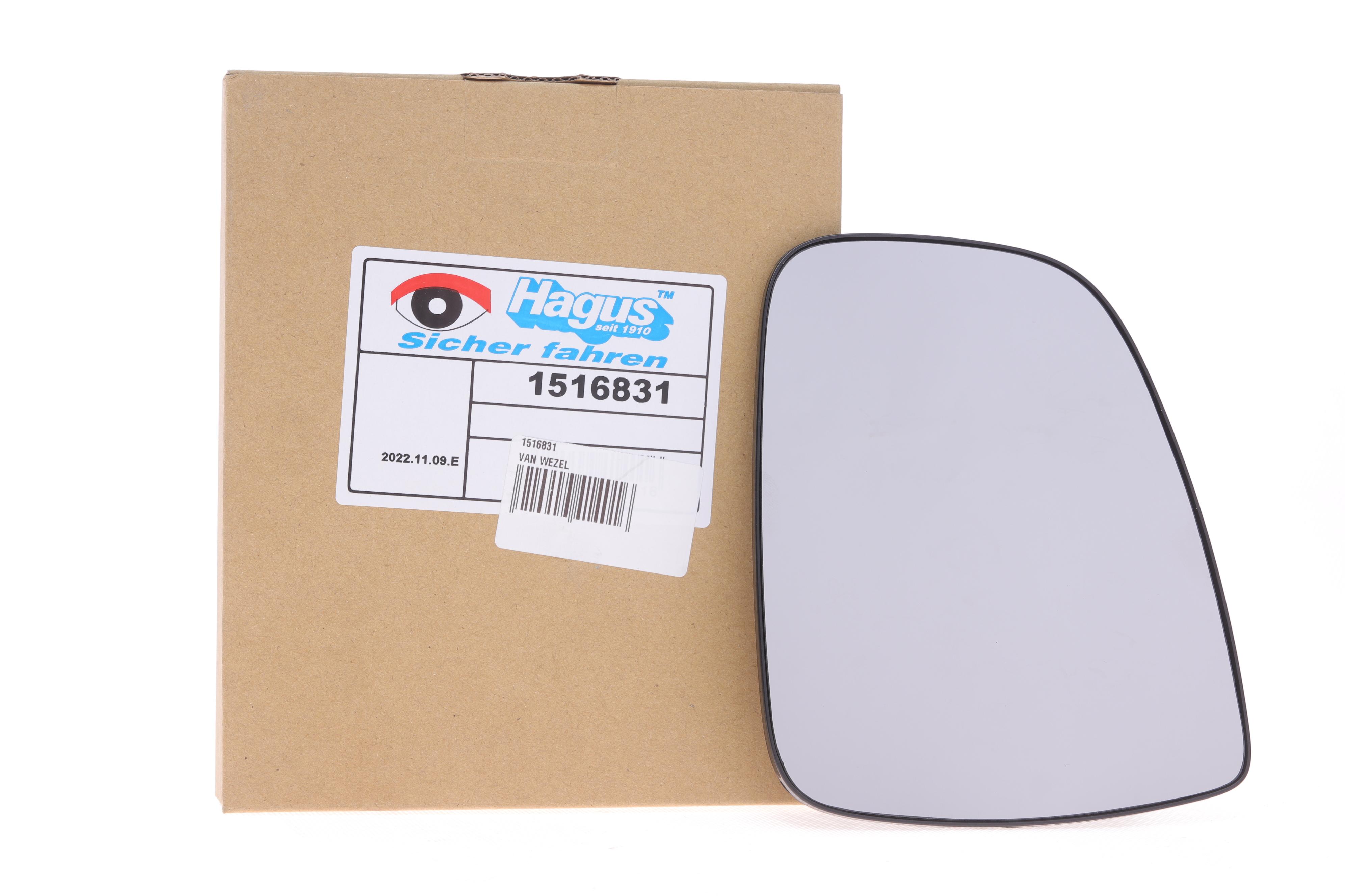 Стекло зеркала Renault Duster 13-/ Logan 12- (L)