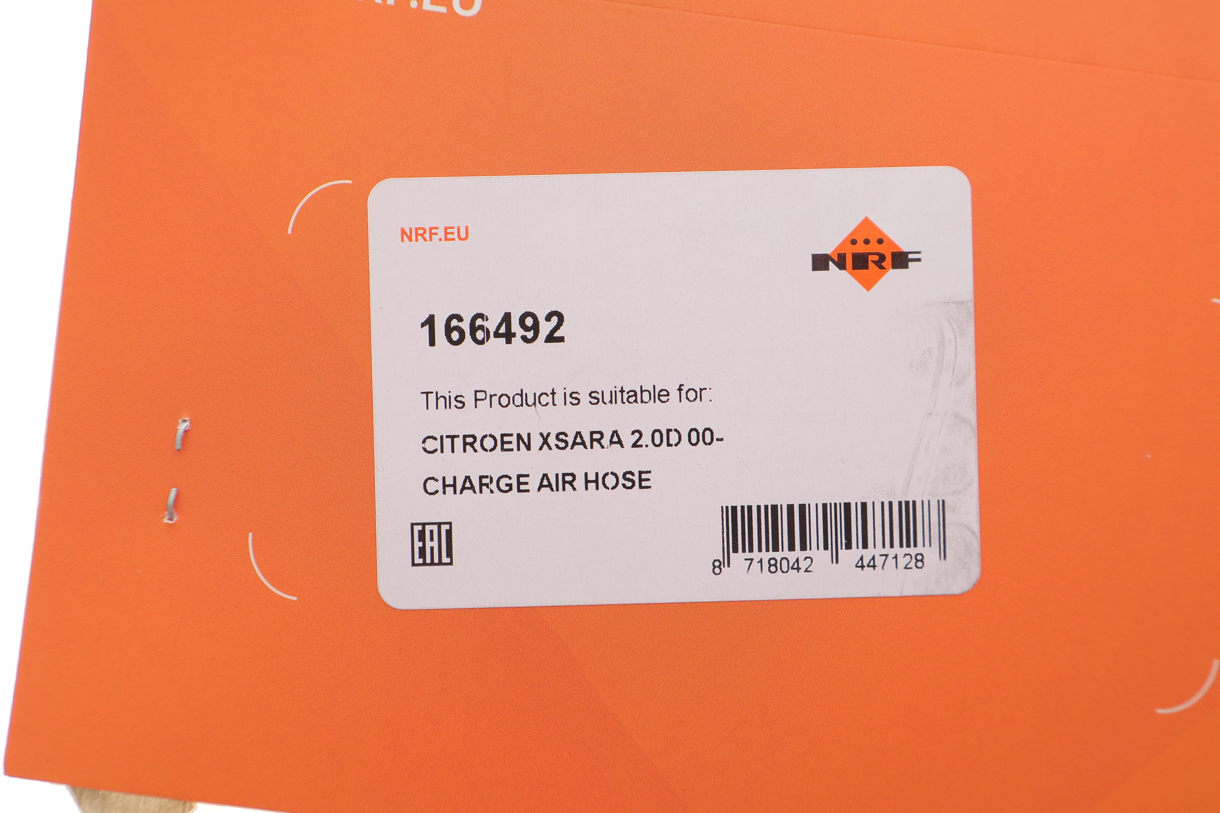 Патрубок интеркулера (R) Citroen Berlingo 2.0 HDI 99-