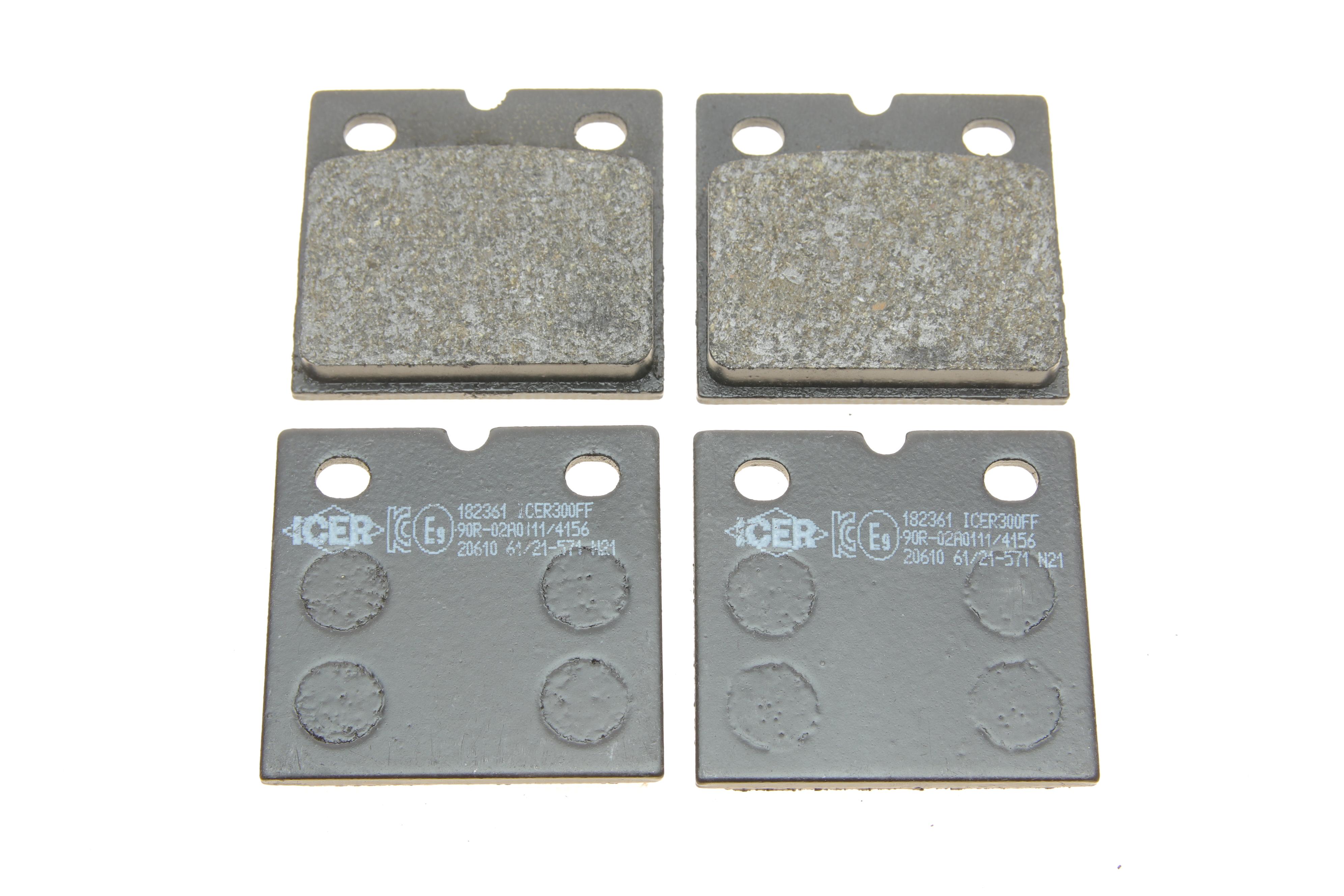 Колодки тормозные (задние) Audi R8/Tesla Model S/X 13-