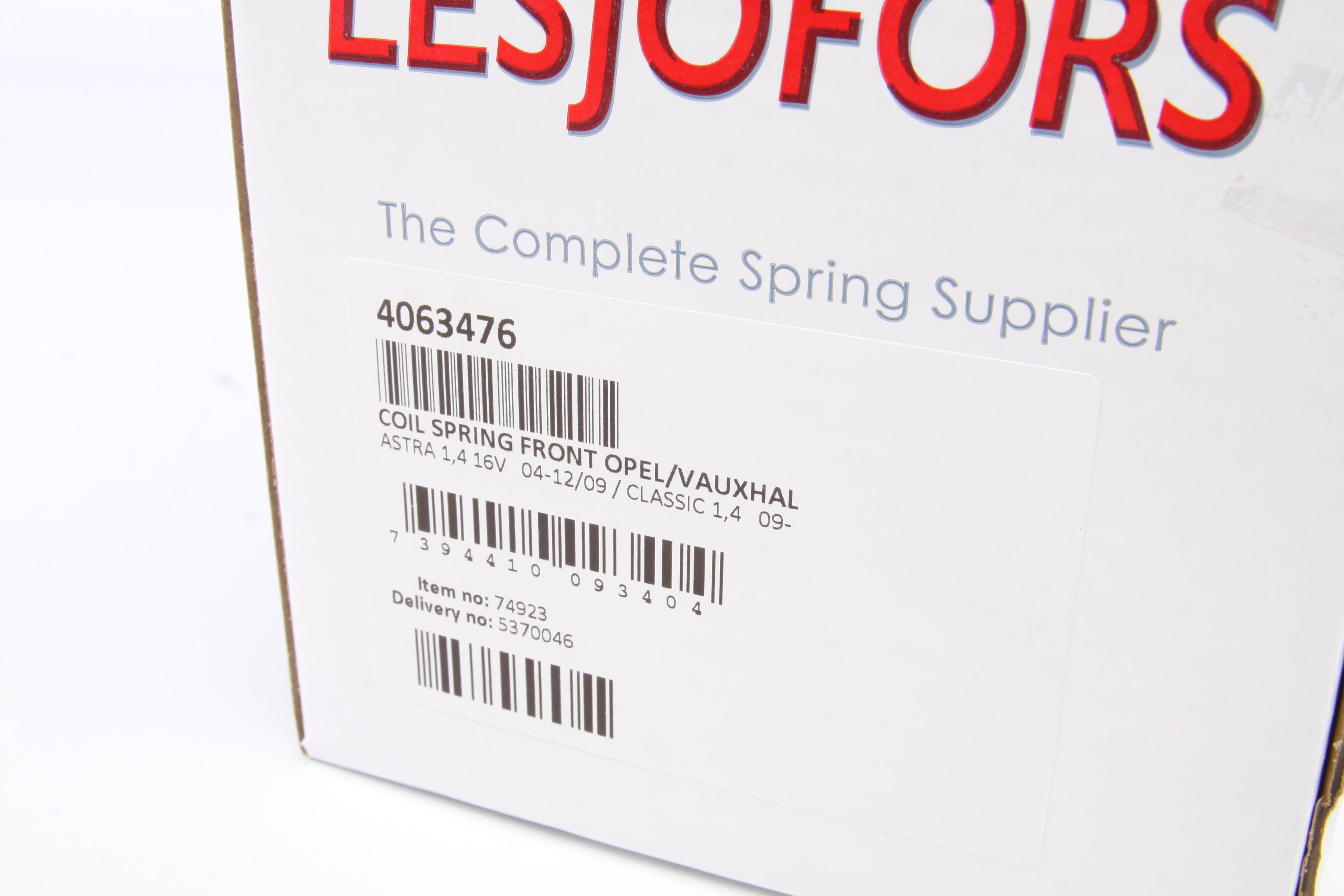 Пружина (передня) Opel Astra H 1.4 04-10 / 09- (універсал/нах.зад.частина) (без спорт.ход.части)