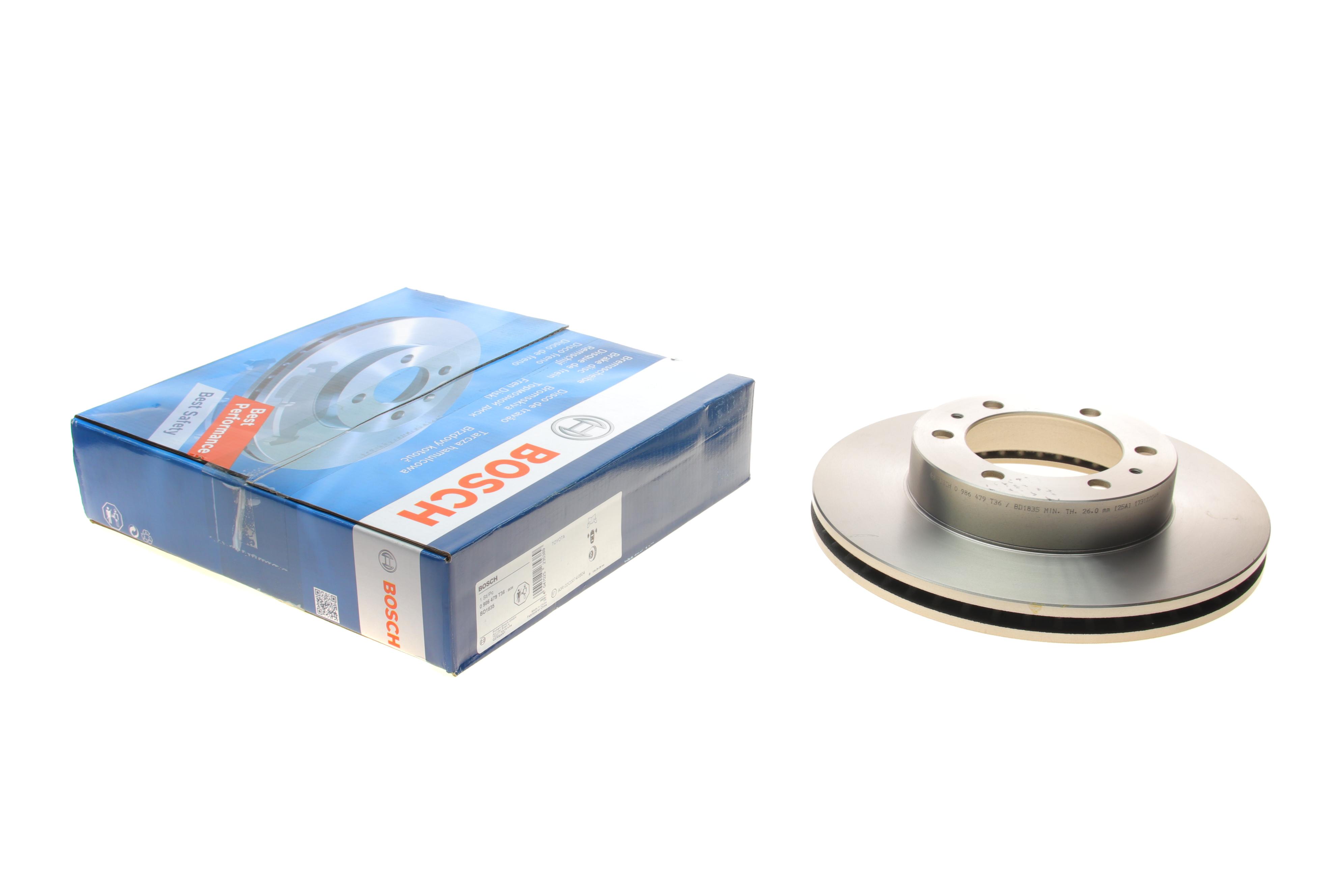 Диск гальмівний (передній) Toyota FJ Cruiser 4.0 4WD 05-18 (319x28)