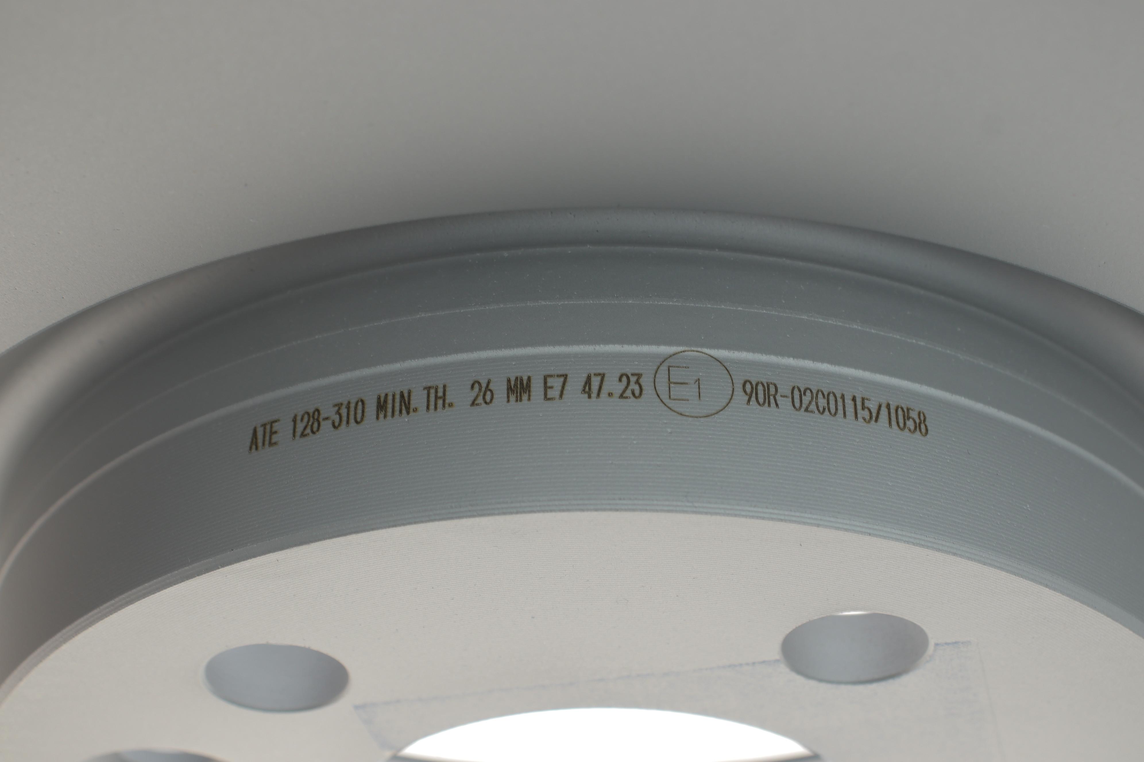 Диск гальмівний (передній) Volvo XC 60 08-17 (324x28) (з покрит.) (вентил.)