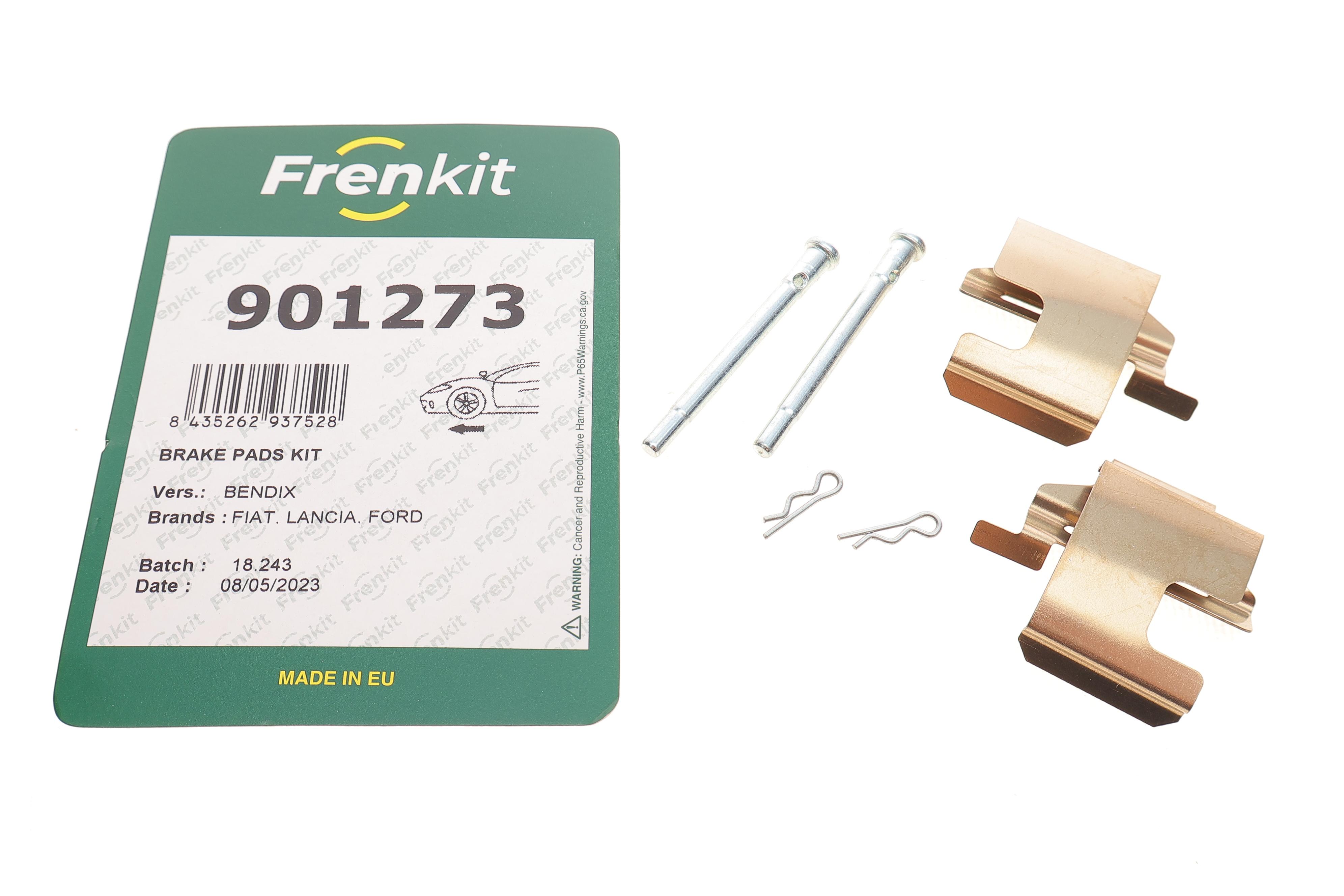 Планка суппорта (переднего) прижимная (к-кт) Fiat Panda/Punto 99-13 (Bendix)