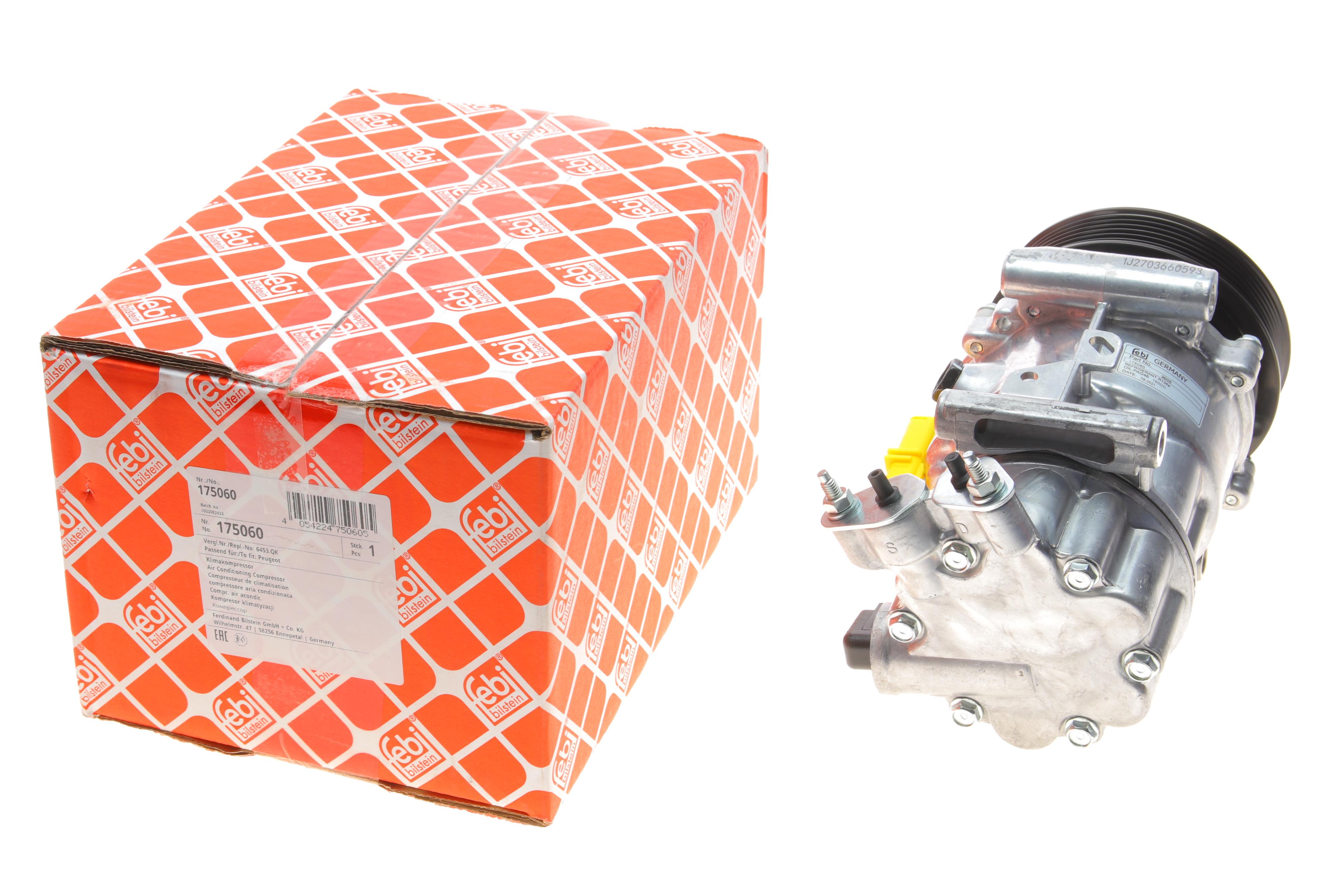 Компресор кондиціонера Citroen Berlingo/Peugeot Partner 1.6HDI 08-