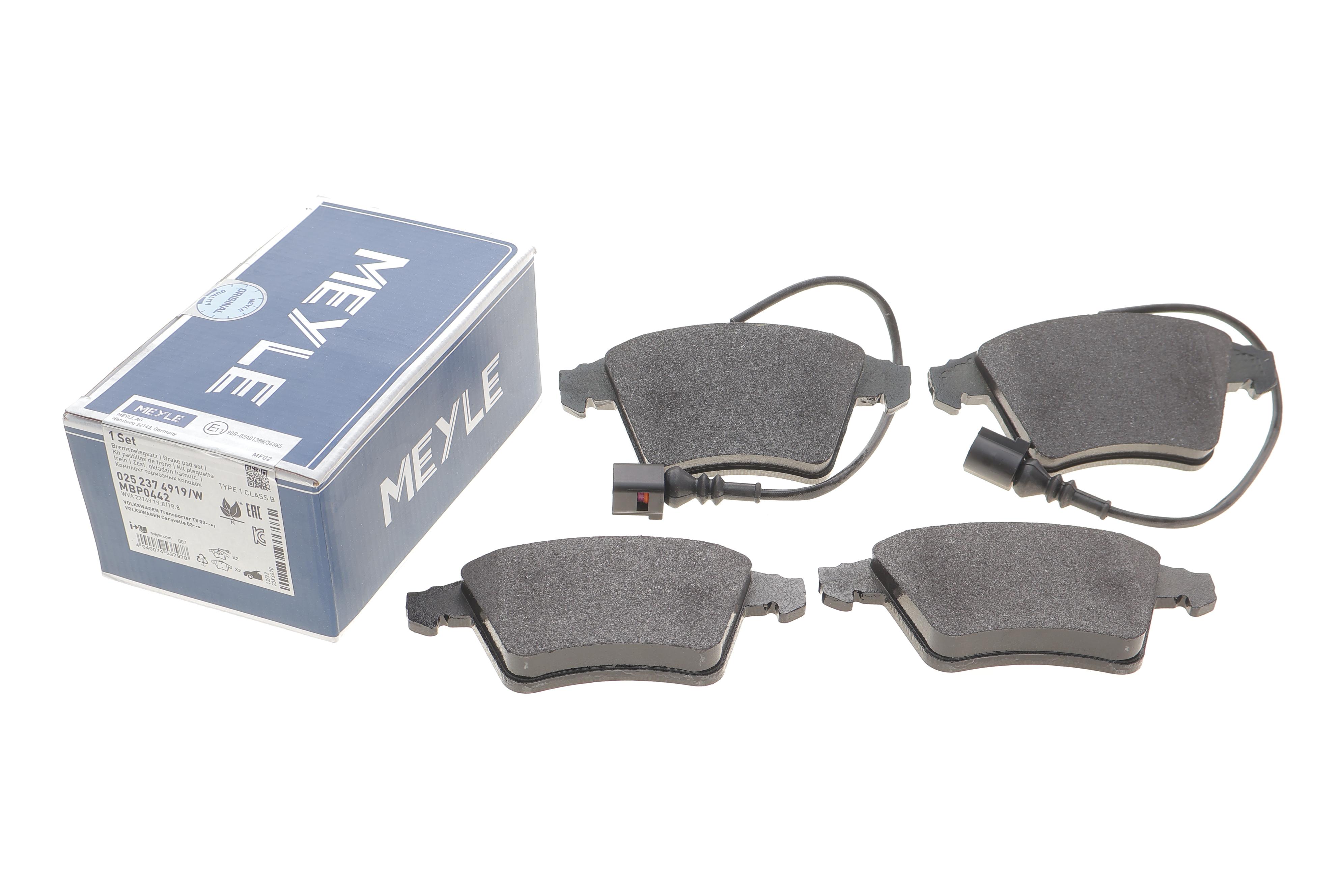 Колодки гальмівні (передні) VW Touareg 2.5TDI 03-10 (Ate) (з датчиком)