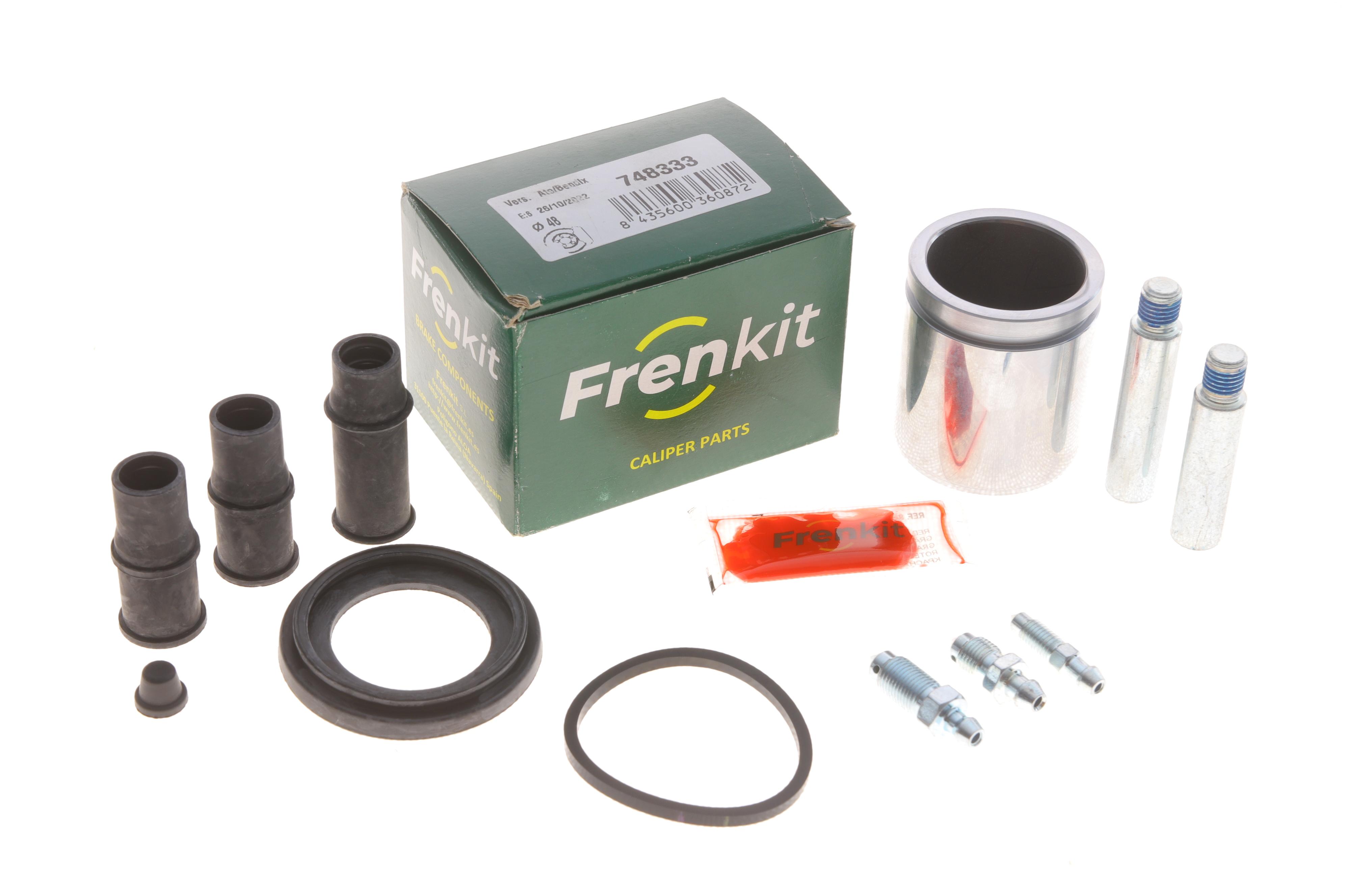 Ремкомплект суппорта (переднего) VW Golf III (d=48mm) (Ate) (+поршень/направляющая) SuperKit