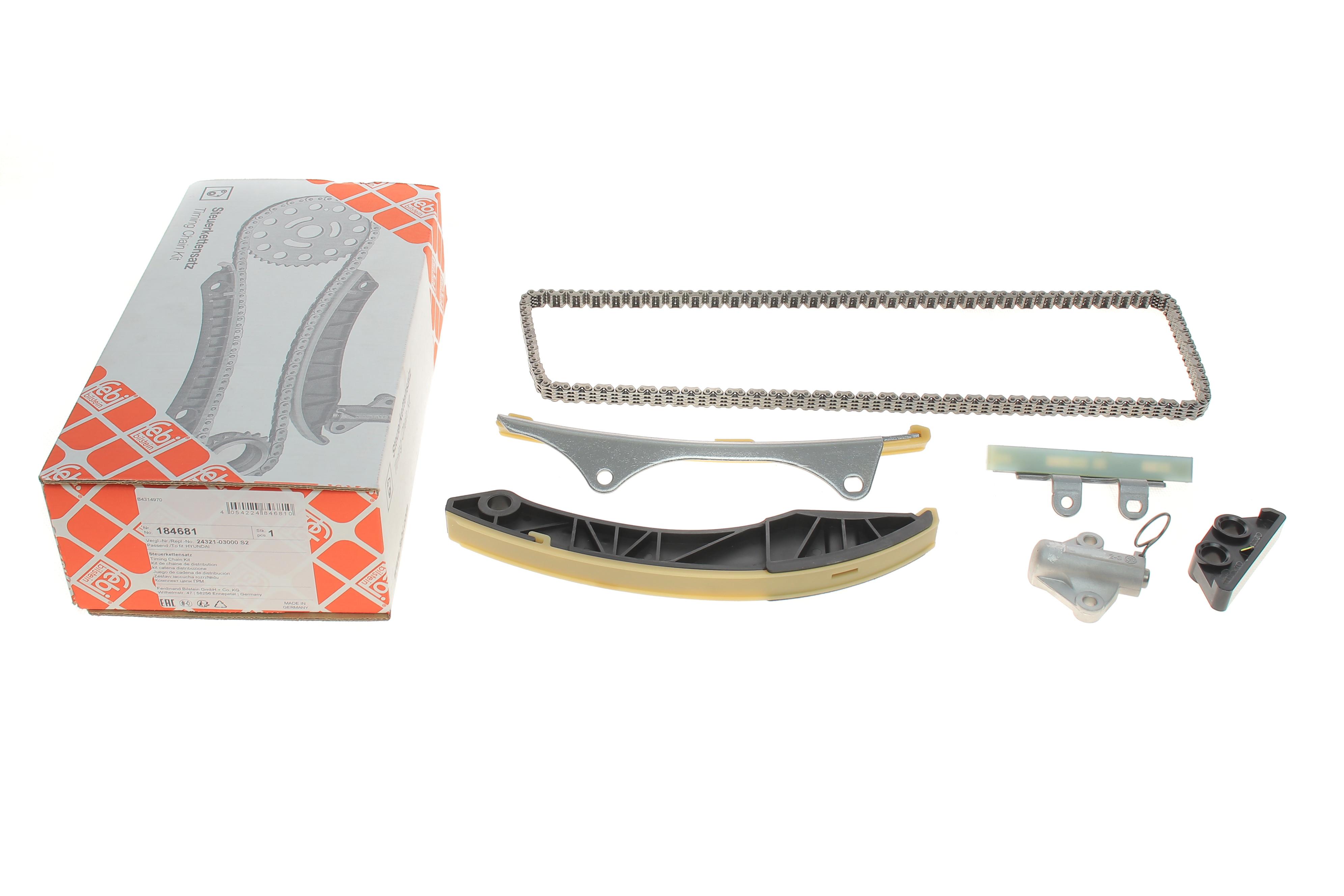 Комплект ланцюга ГРМ Hyundai i10/i20 1.2 08-15/Kia Rio 1.2-1.25 11-17