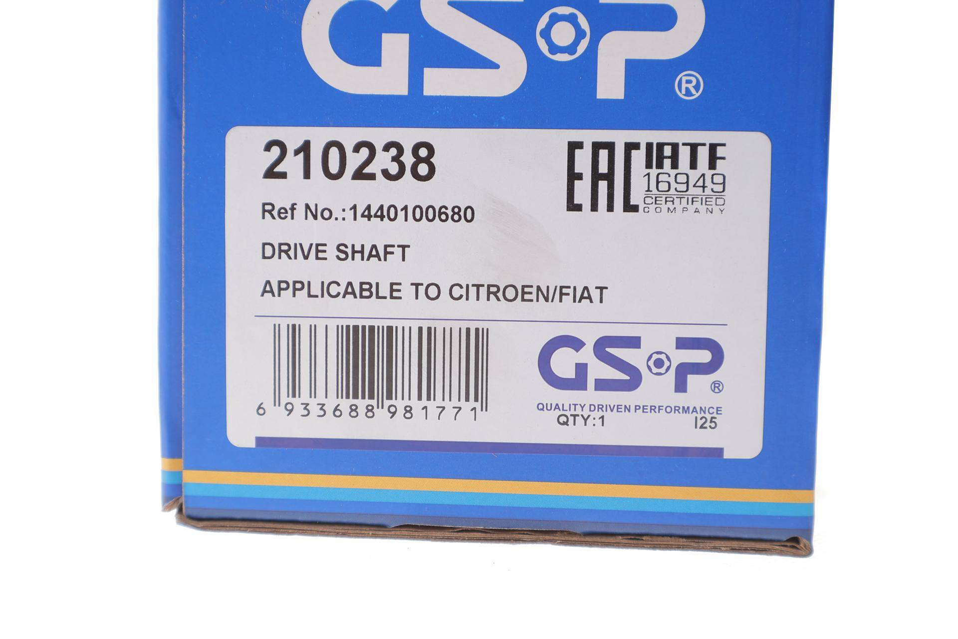 Піввісь Fiat Scudo 1.6D 07- (L) (24x28x669)