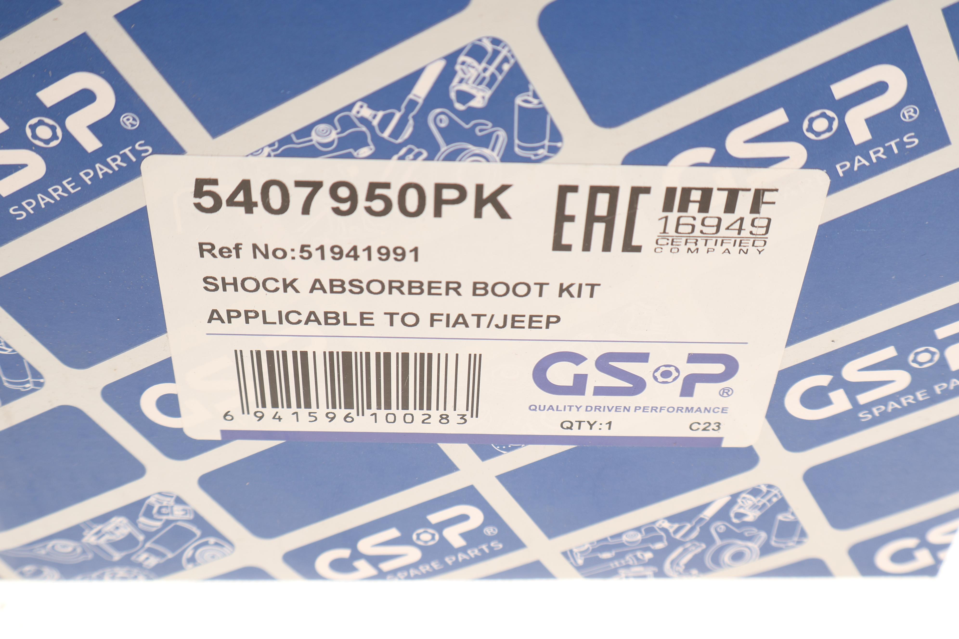 Пильник + відбійник амортизатора (переднього) Fiat 500X/Jeep Renegade14- (к-кт 2шт)