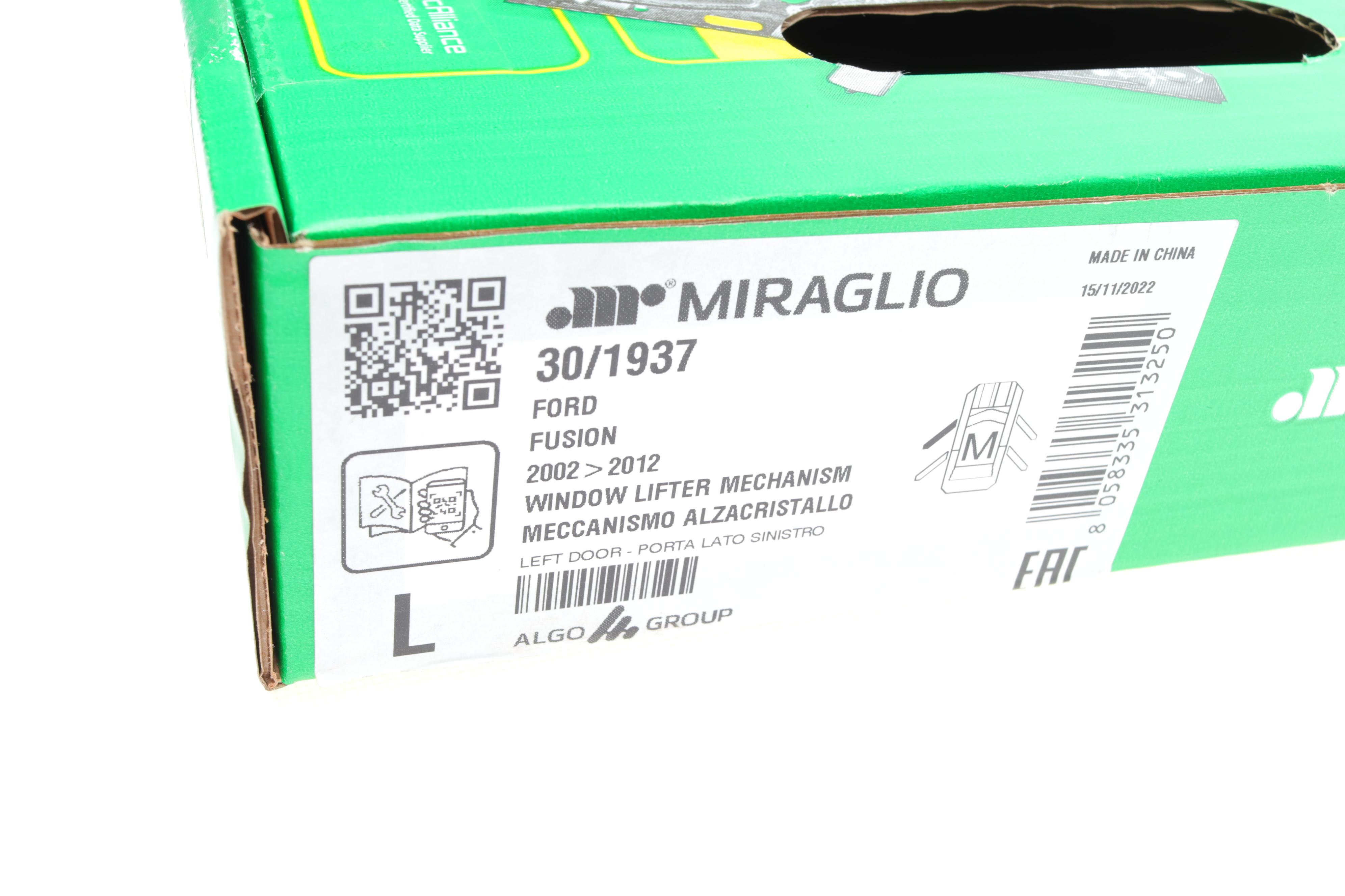 Склопідіймач (передній) Ford Fusion 04-12 (L) (електро) (без моторчика)