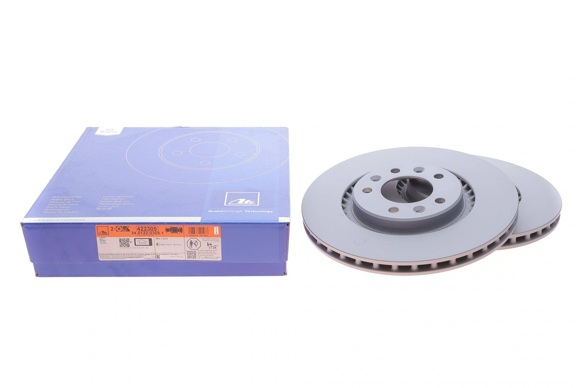 Диск гальмівний (задній) Citroen Jumpy/Peugeot Expert 16- (294x22) (з покриттям) (вентильований)