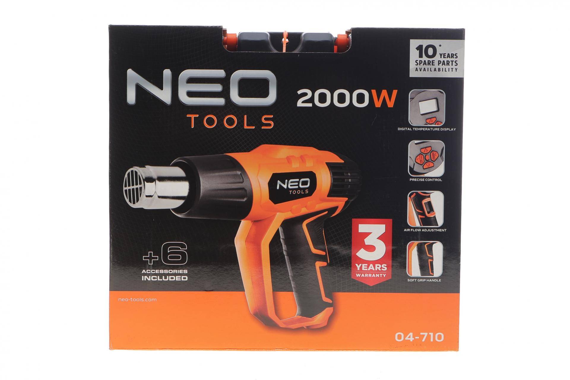 Термофен 2000W (два режиму t° I:50 °C/II :70-600 °C)