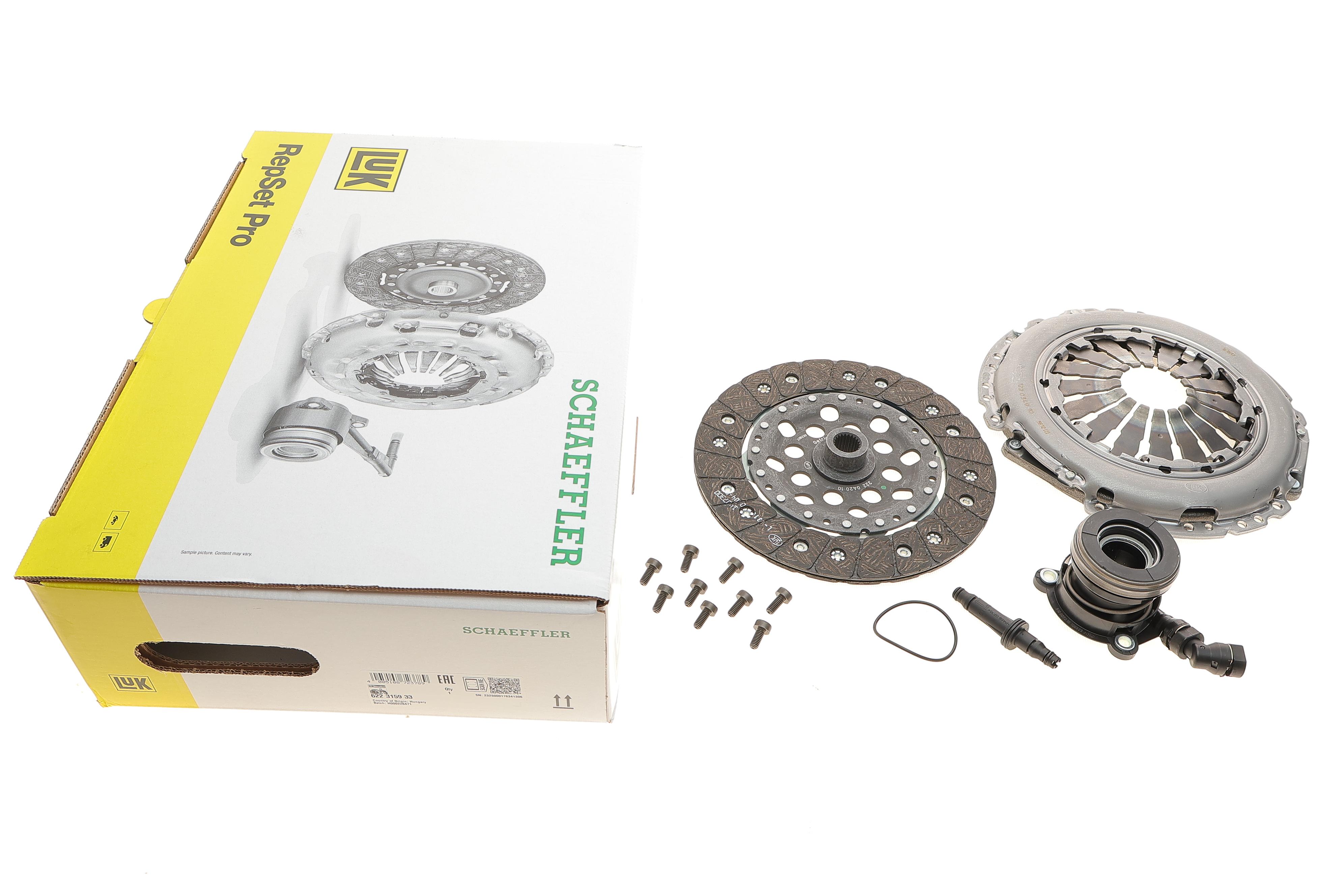 Комплект зчеплення Opel Astra J/Corsa D/Meriva B 1.3CDTI, 09-15, 70kw, (A13DTE)