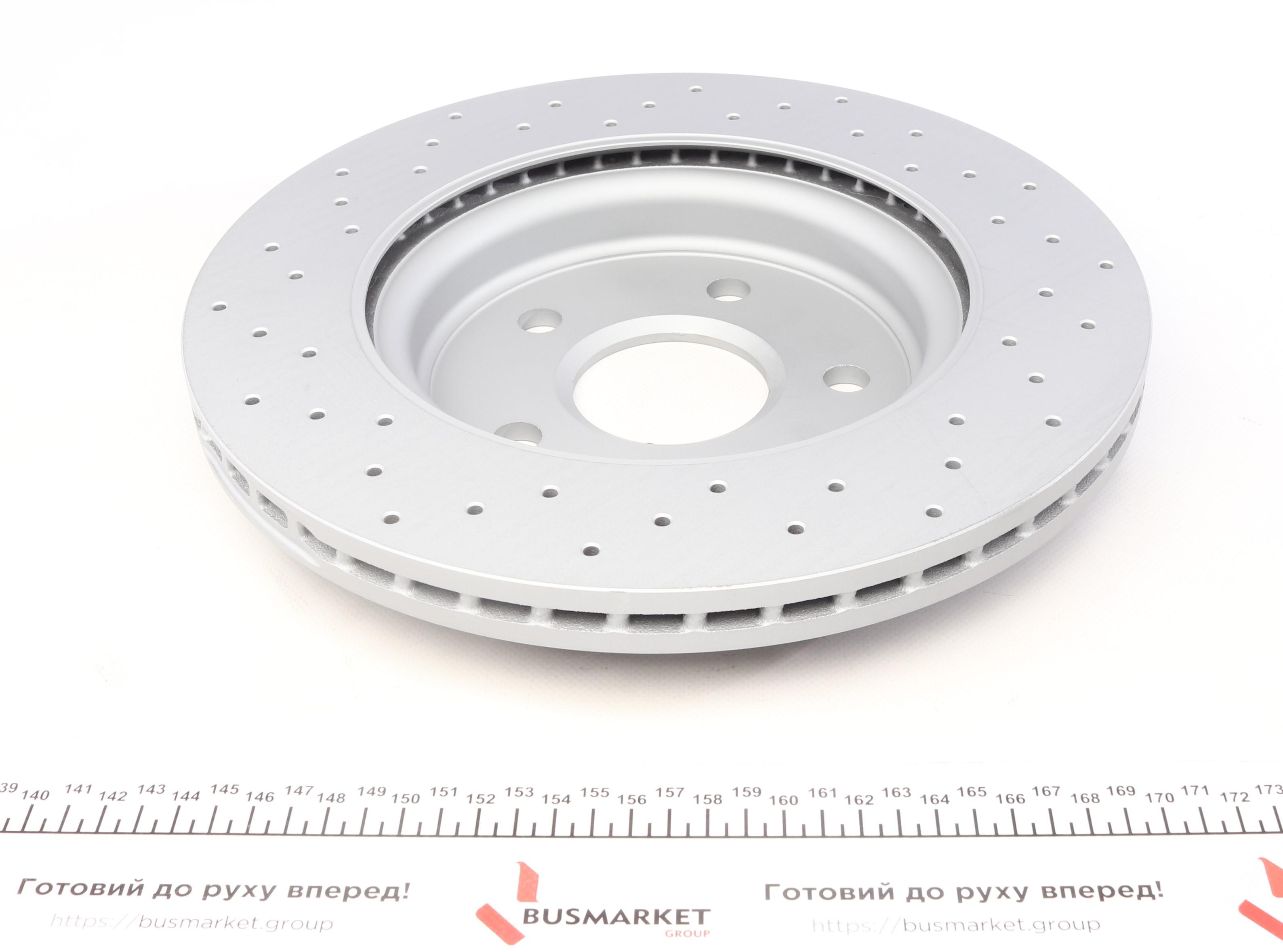 Диск тормозной (задний) Opel Insignia A 08- (315x23) (с покрытием) (с отверстиями) (вентилируемый)