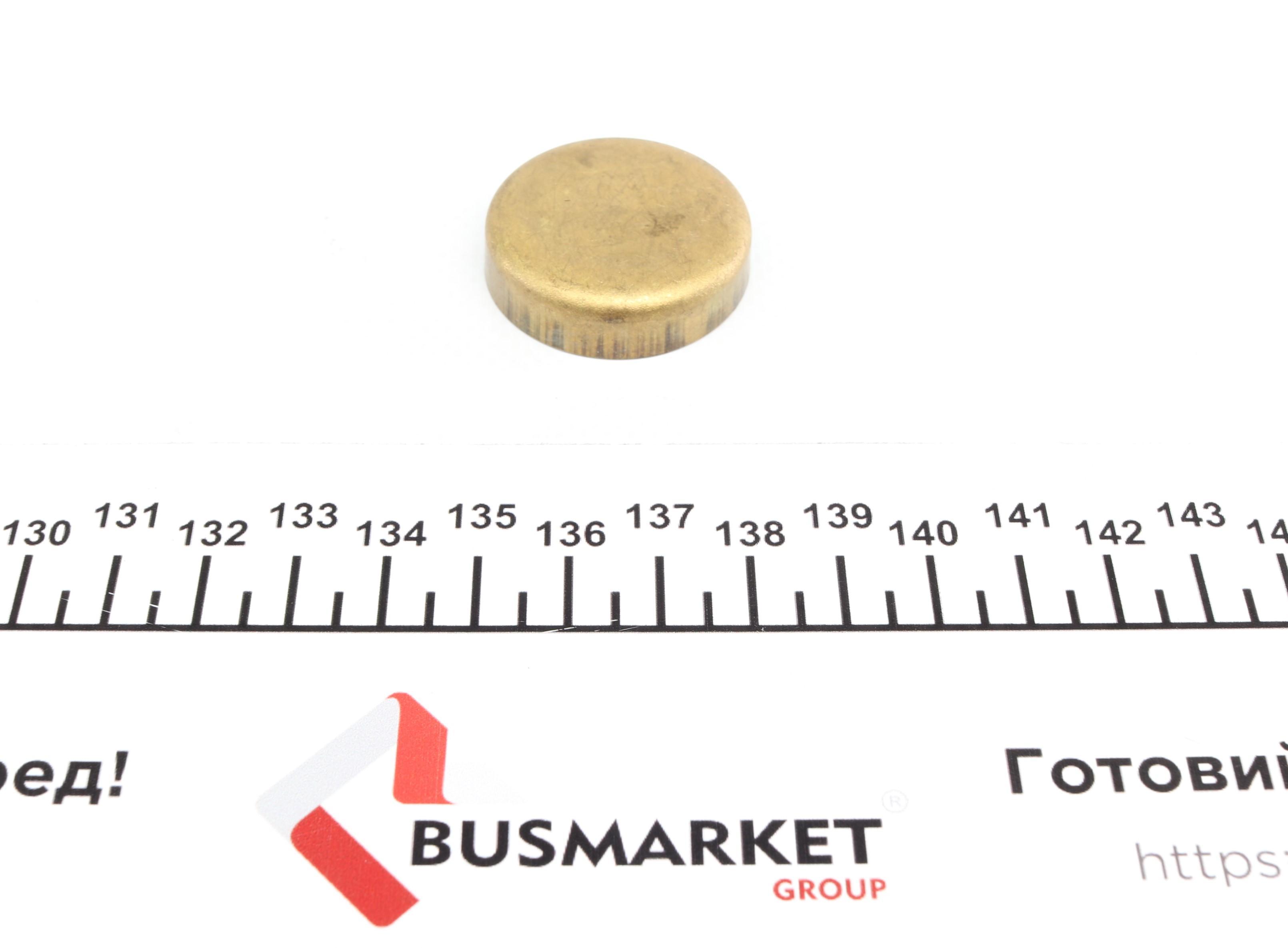 Заглушка блока цилиндров (d=33,4mm) Латунь/Brass