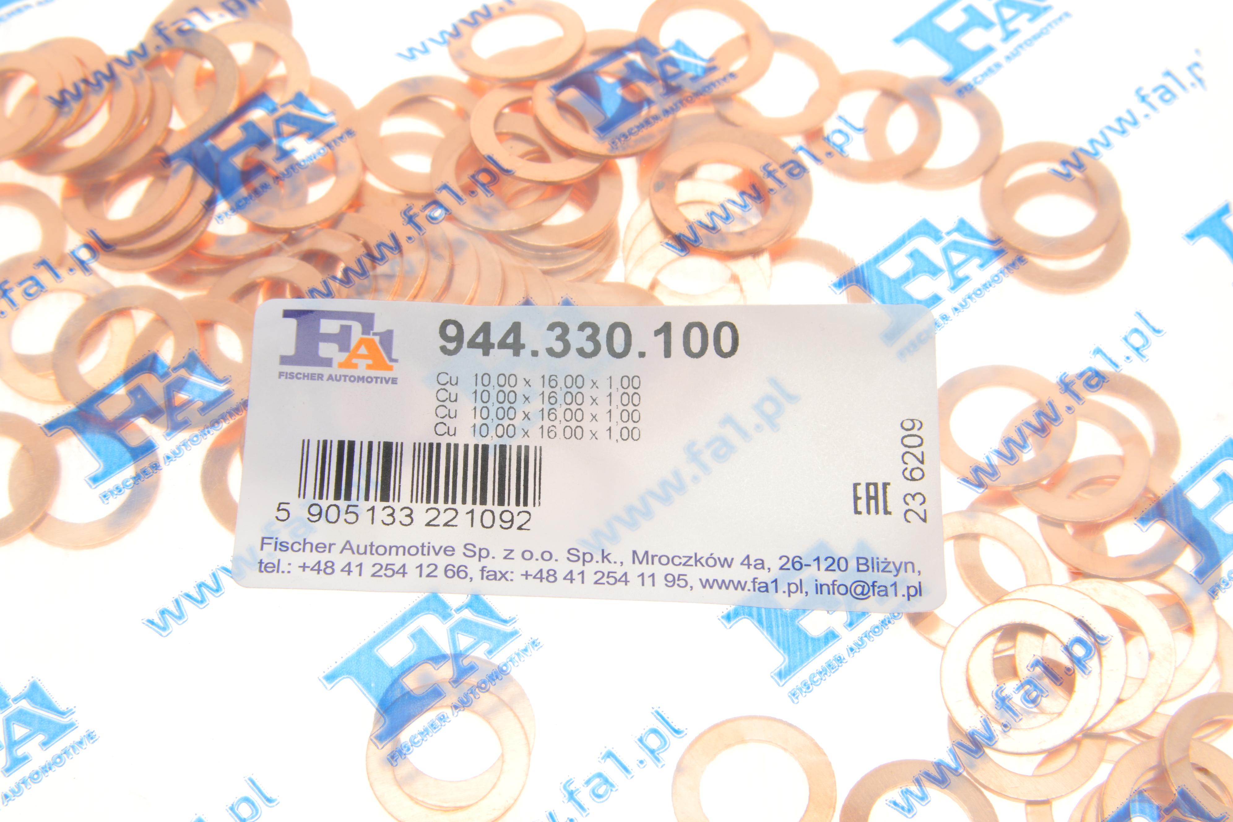 Прокладка трубки подачі оливи до турбіни MB OM611-612 (10x16) (к-кт 100 шт)