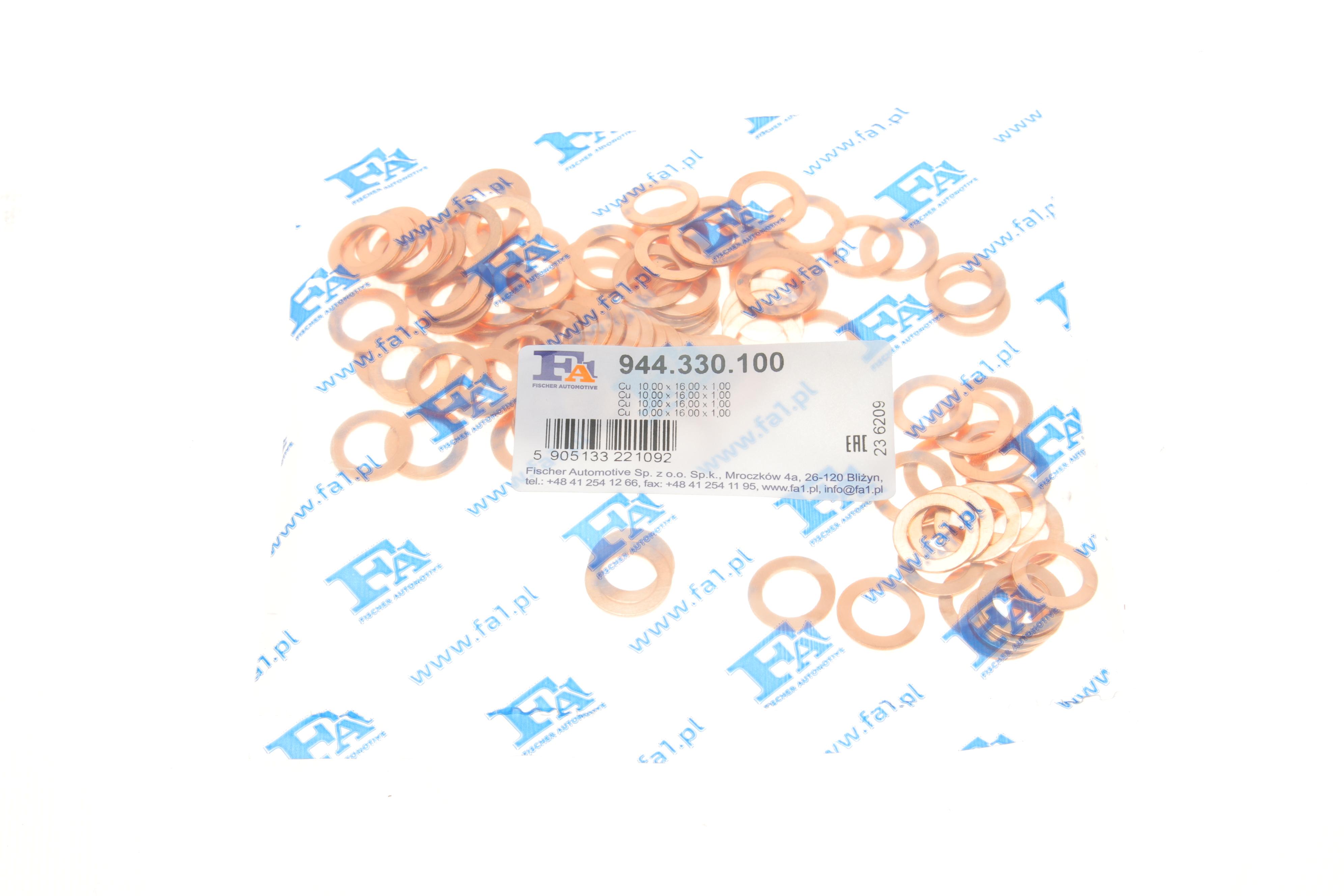 Прокладка трубки подачі оливи до турбіни MB OM611-612 (10x16) (к-кт 100 шт)