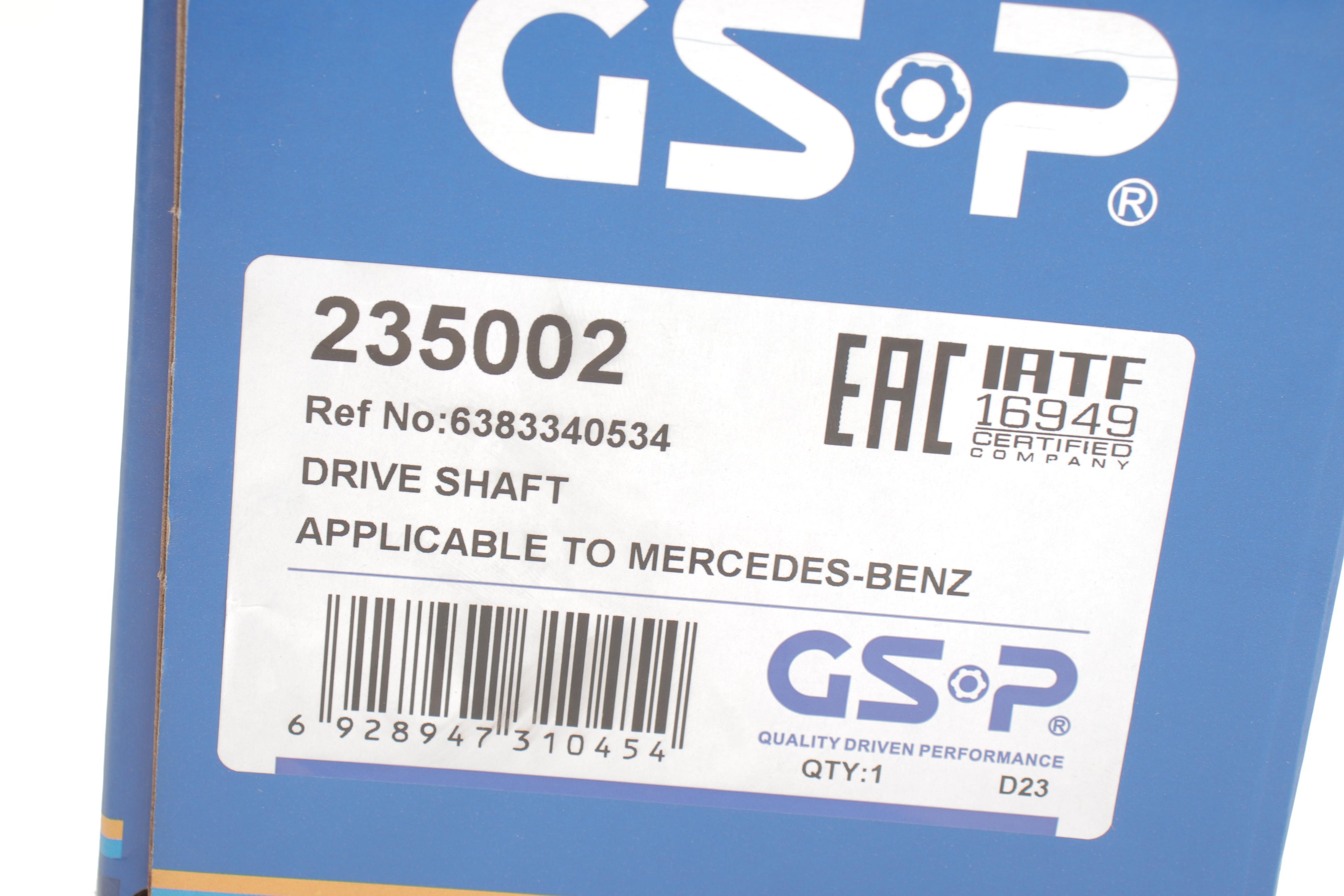 Піввісь MB Vito (W638) TDI 96-99 (27x59,8x515x48T) (+ABS)