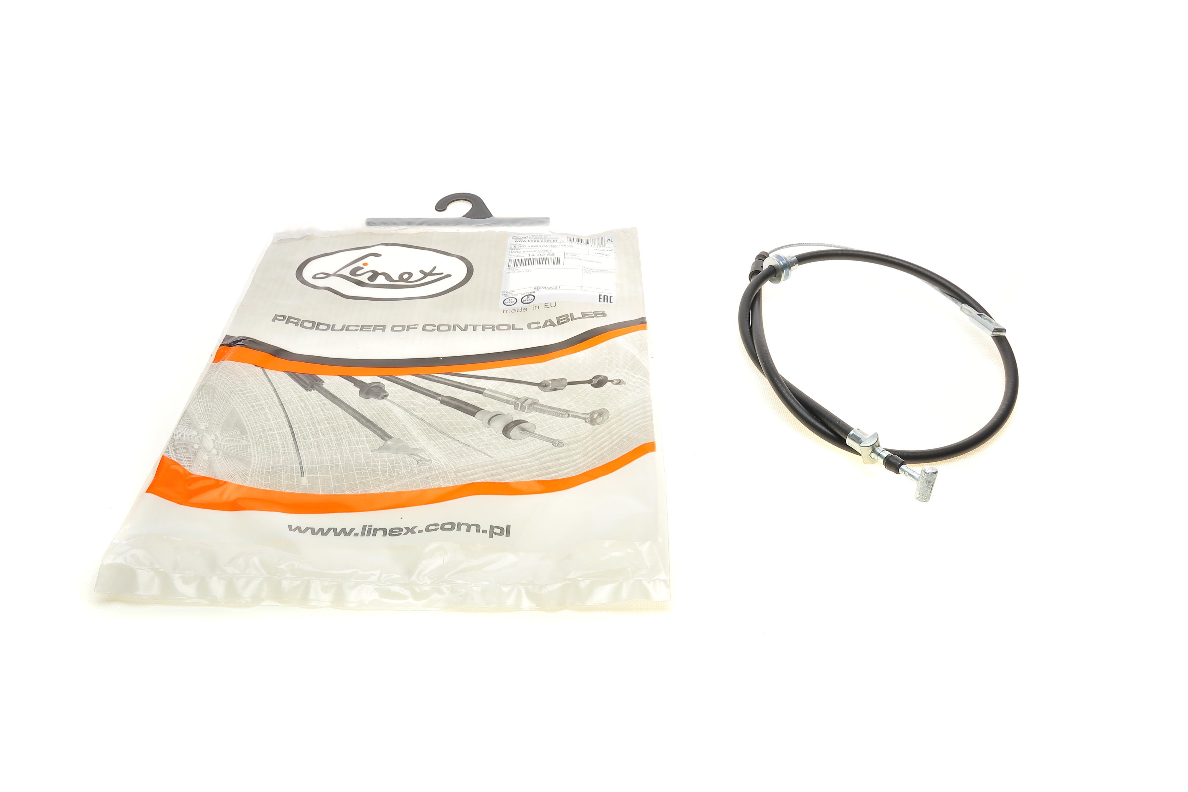 Трос ручника Iveco Daily III 2.3D 02-07 (1265/920mm)