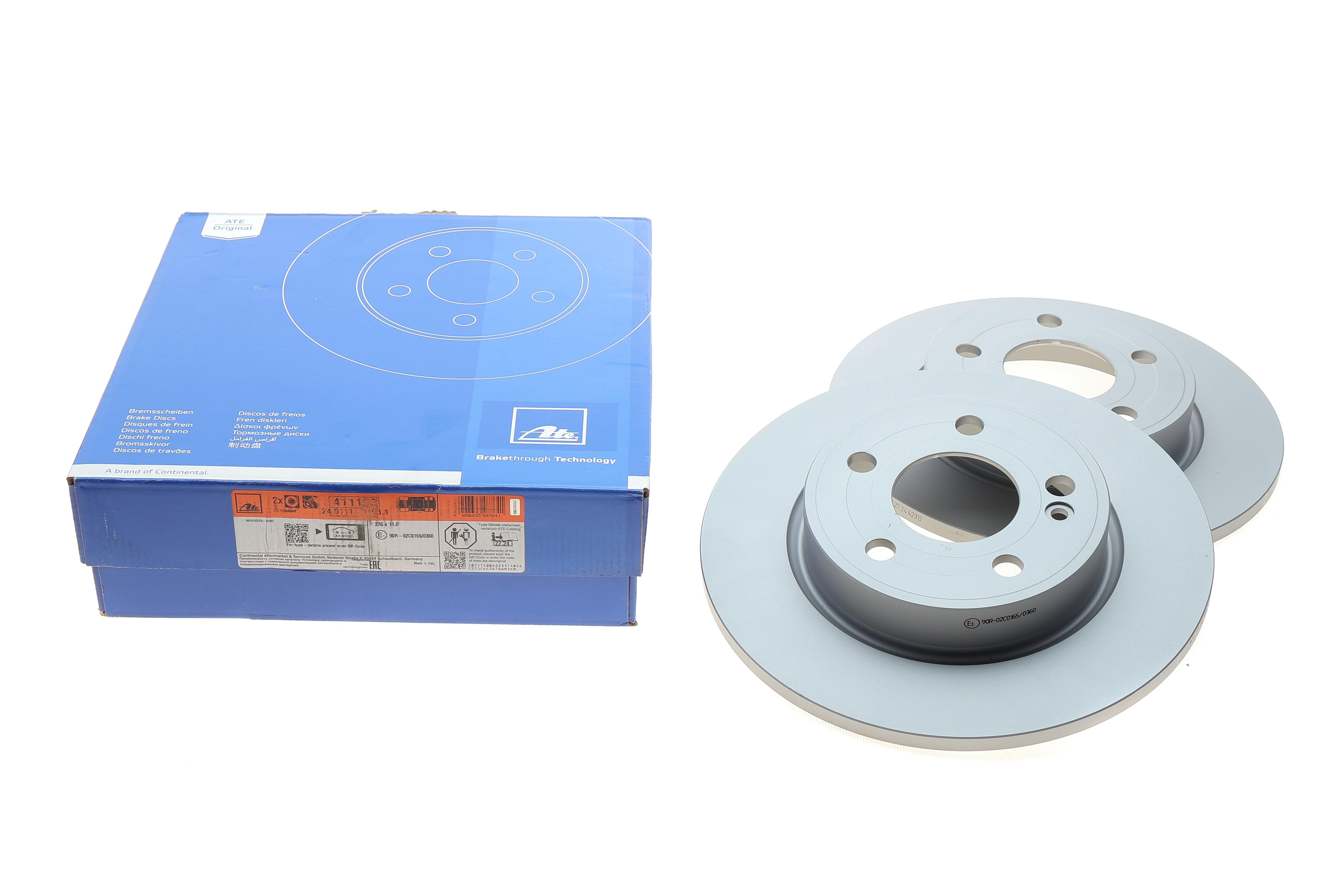 Диск гальмівний (задній) MB A-class (W177/V177)/ CLA-class (C118) 18- (276x11)