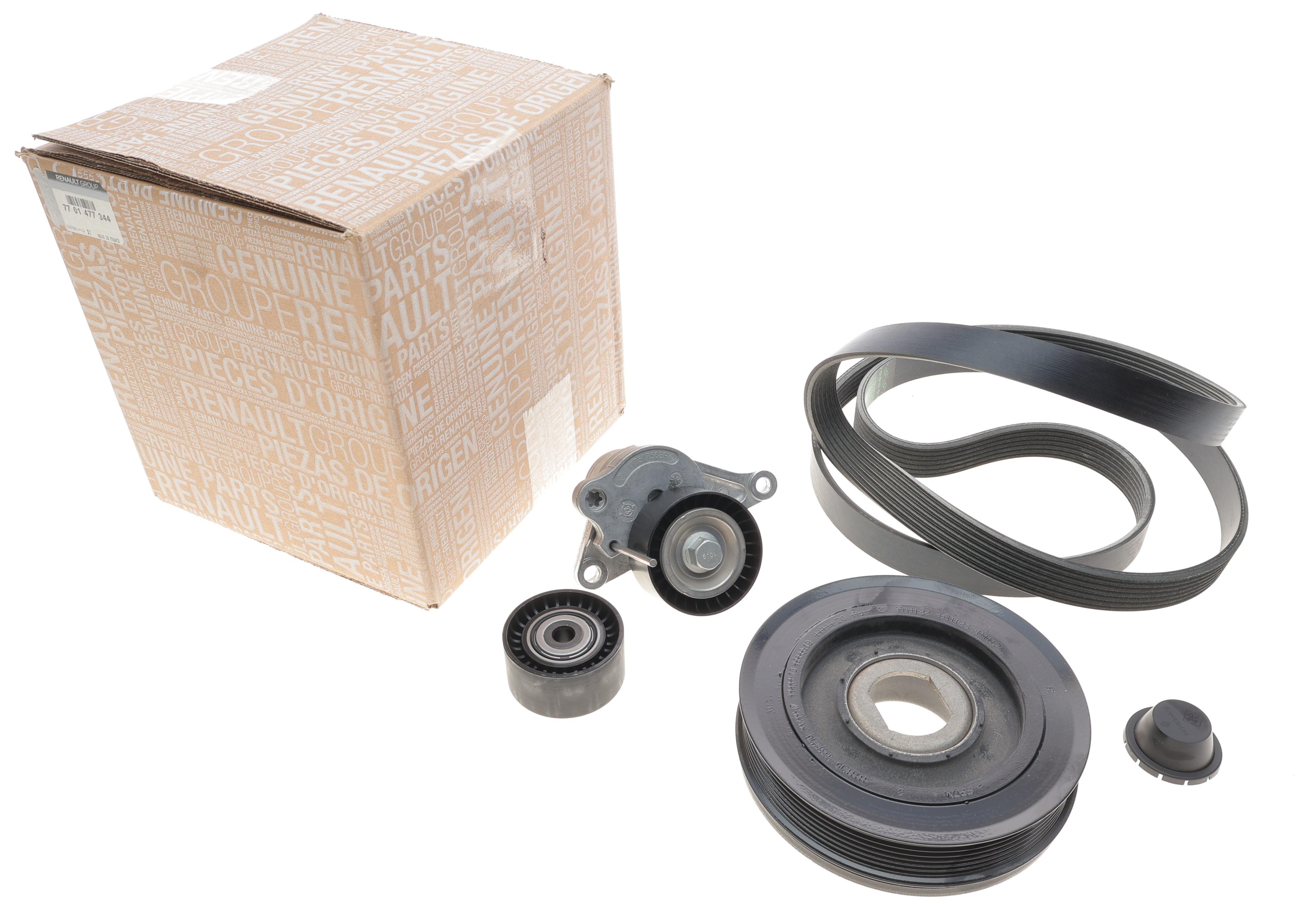 Комплект ременя генератора Renault Trafic 2.0dCi 06- (7PK1975) (шків+Ролик+натяжник+ремінь)