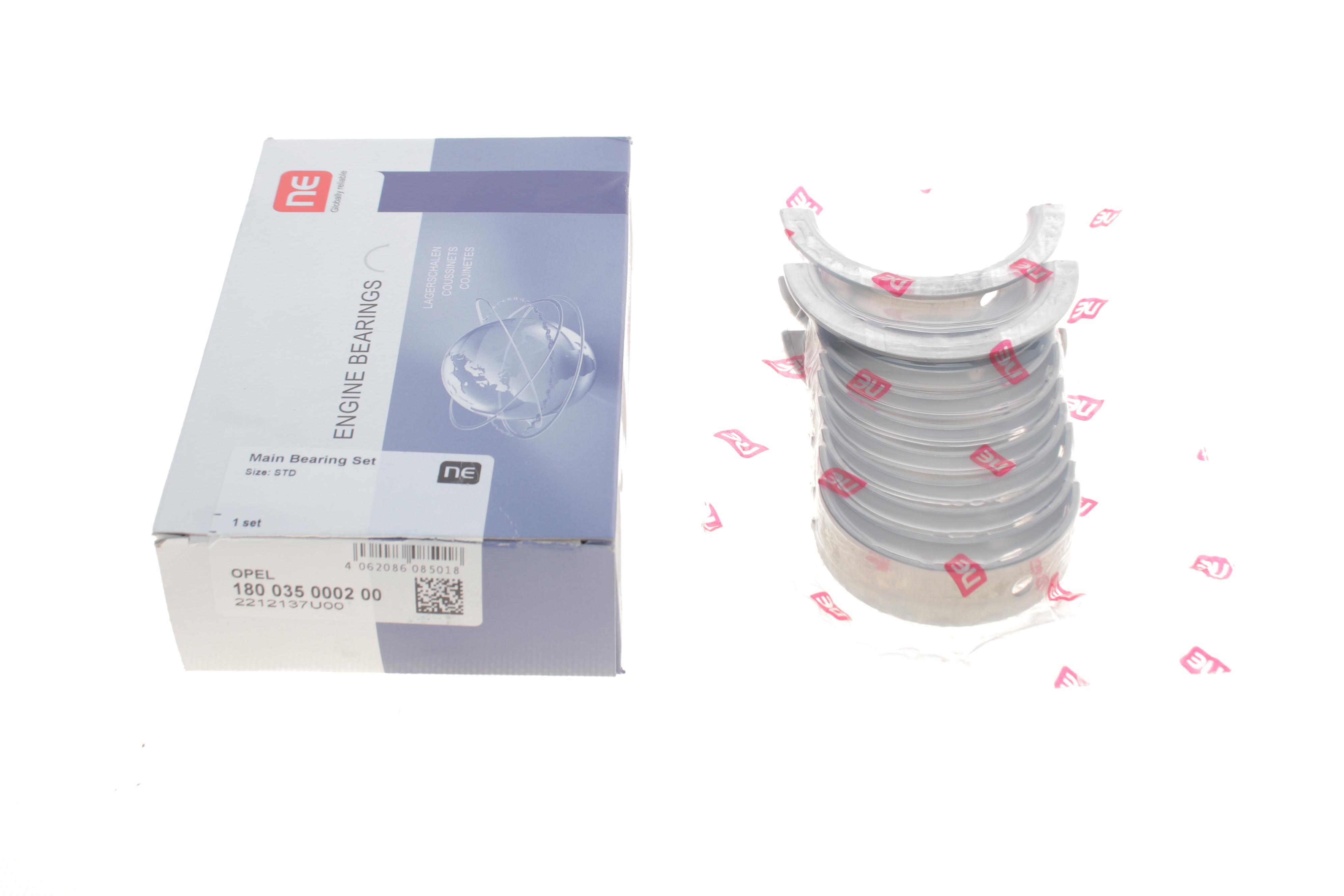 Вкладыши коренные Opel Omega B/Vectra A/Astra G 2.0 (STD) 86.00mm (к-кт) = 6035010000