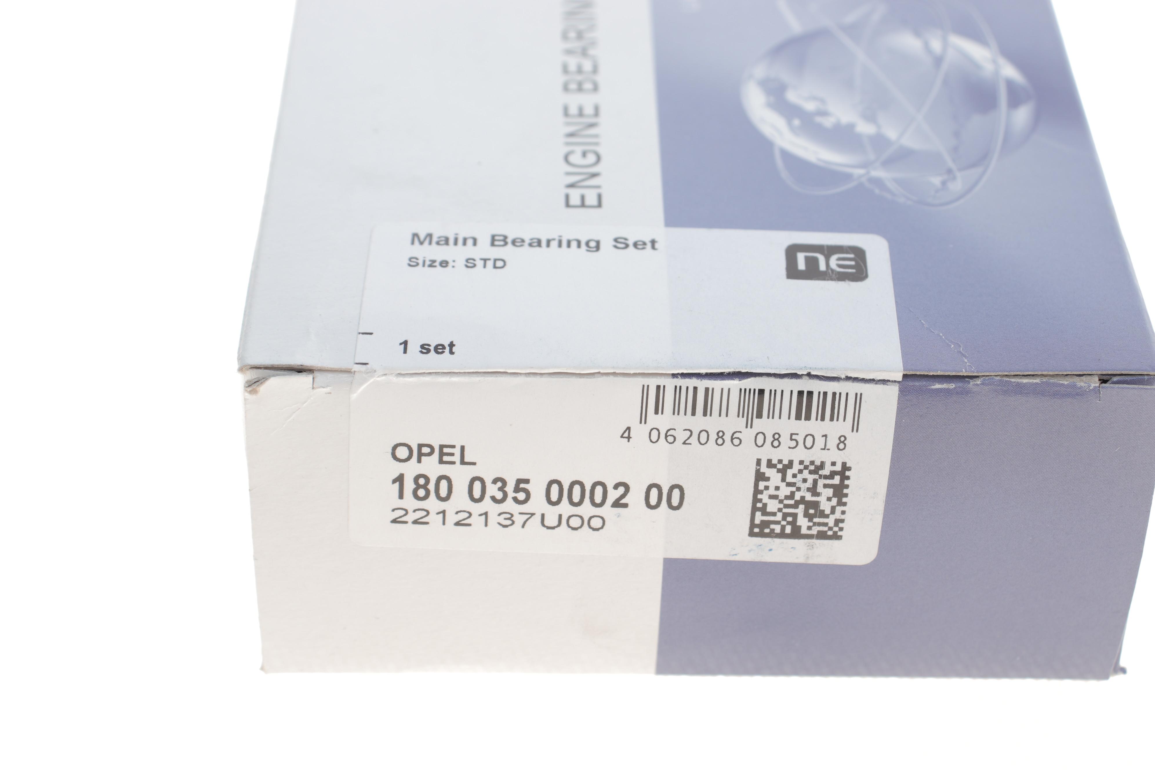 Вкладыши коренные Opel Omega B/Vectra A/Astra G 2.0 (STD) 86.00mm (к-кт) = 6035010000