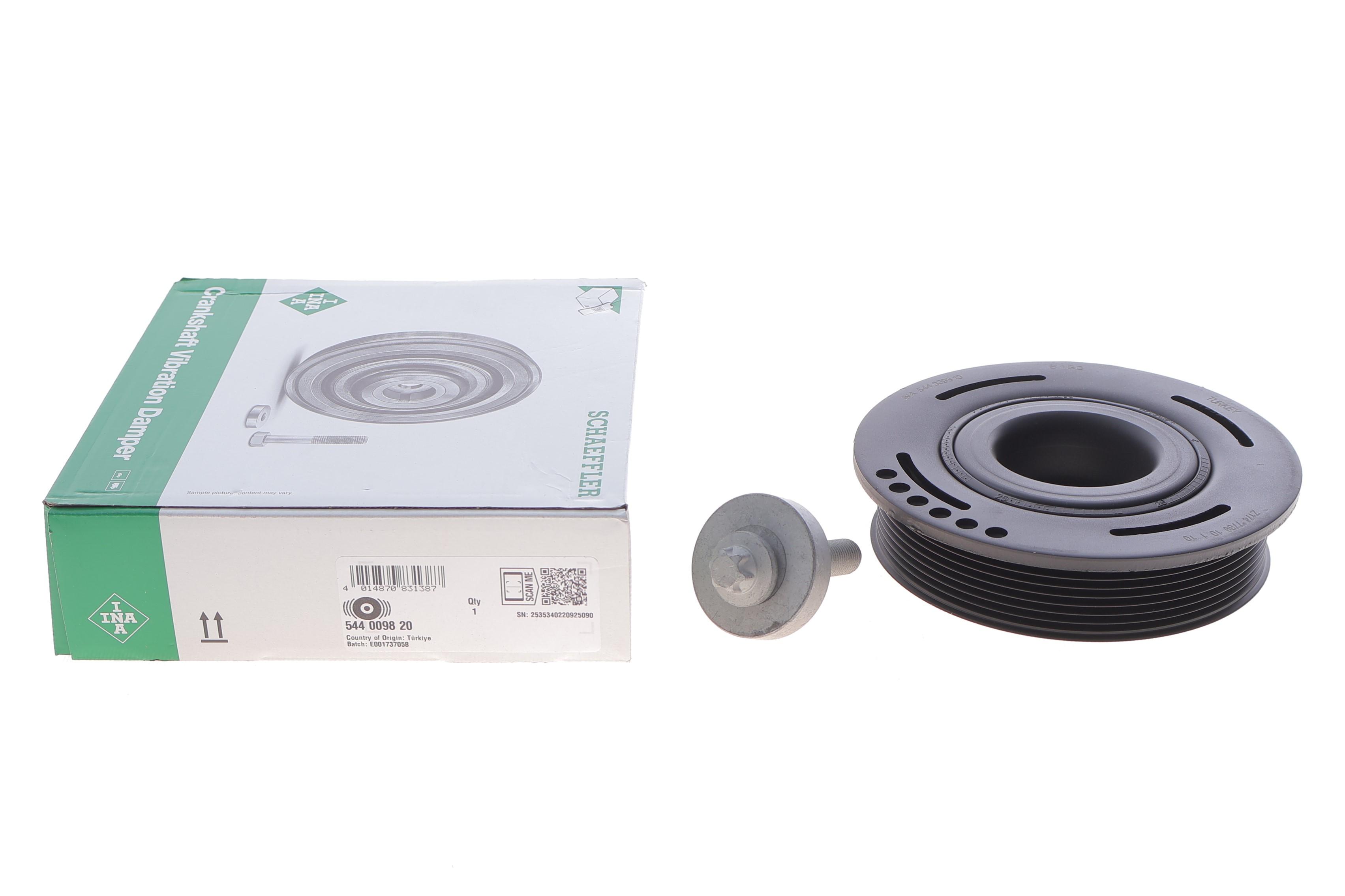 Шків колінчастого валу Renault Trafic/Opel Vivaro 2.5DCI 06- (7PK) (з болтом)