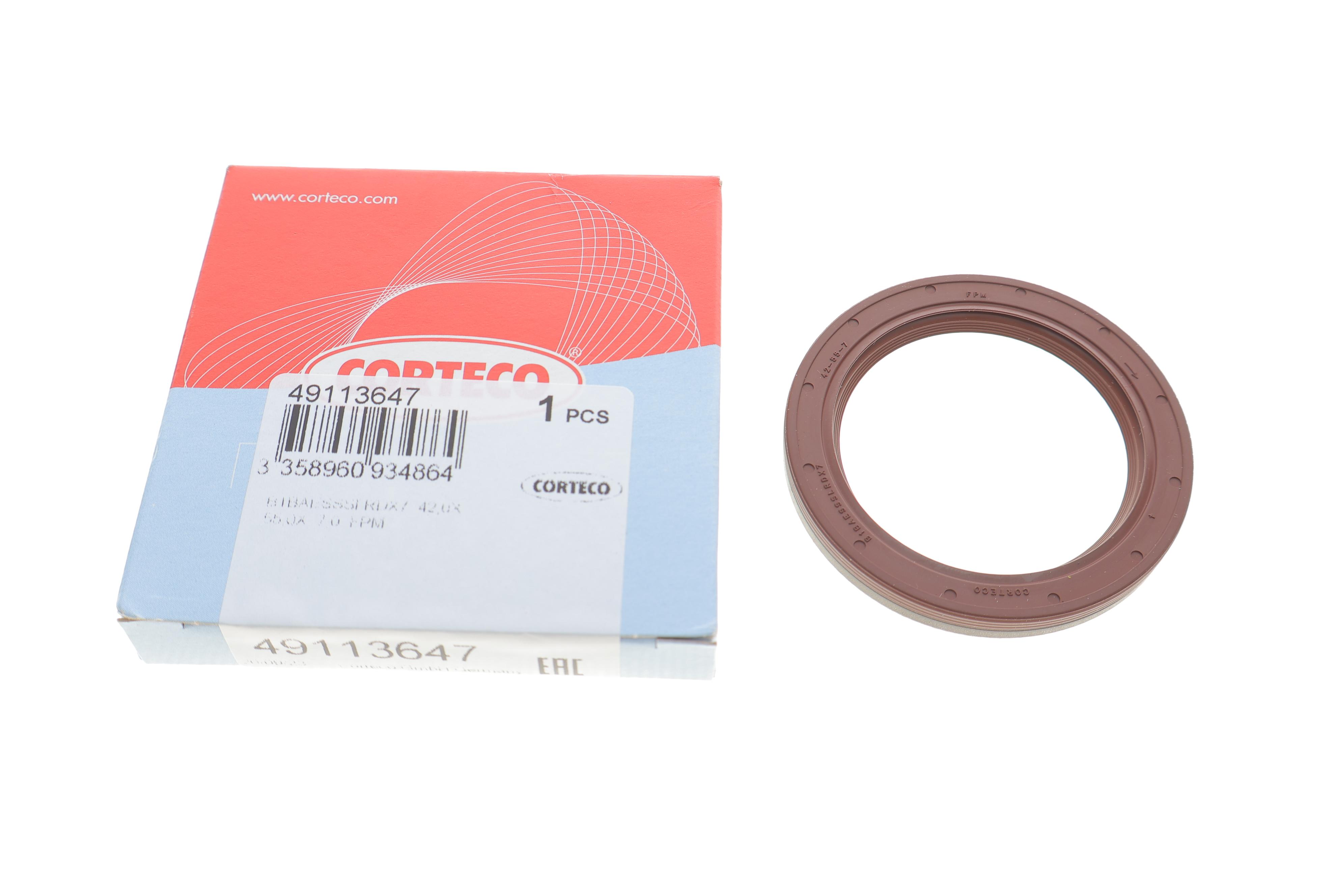 Сальник колінвалу (передній) Opel Combo 1.4 04- (42x55x7)