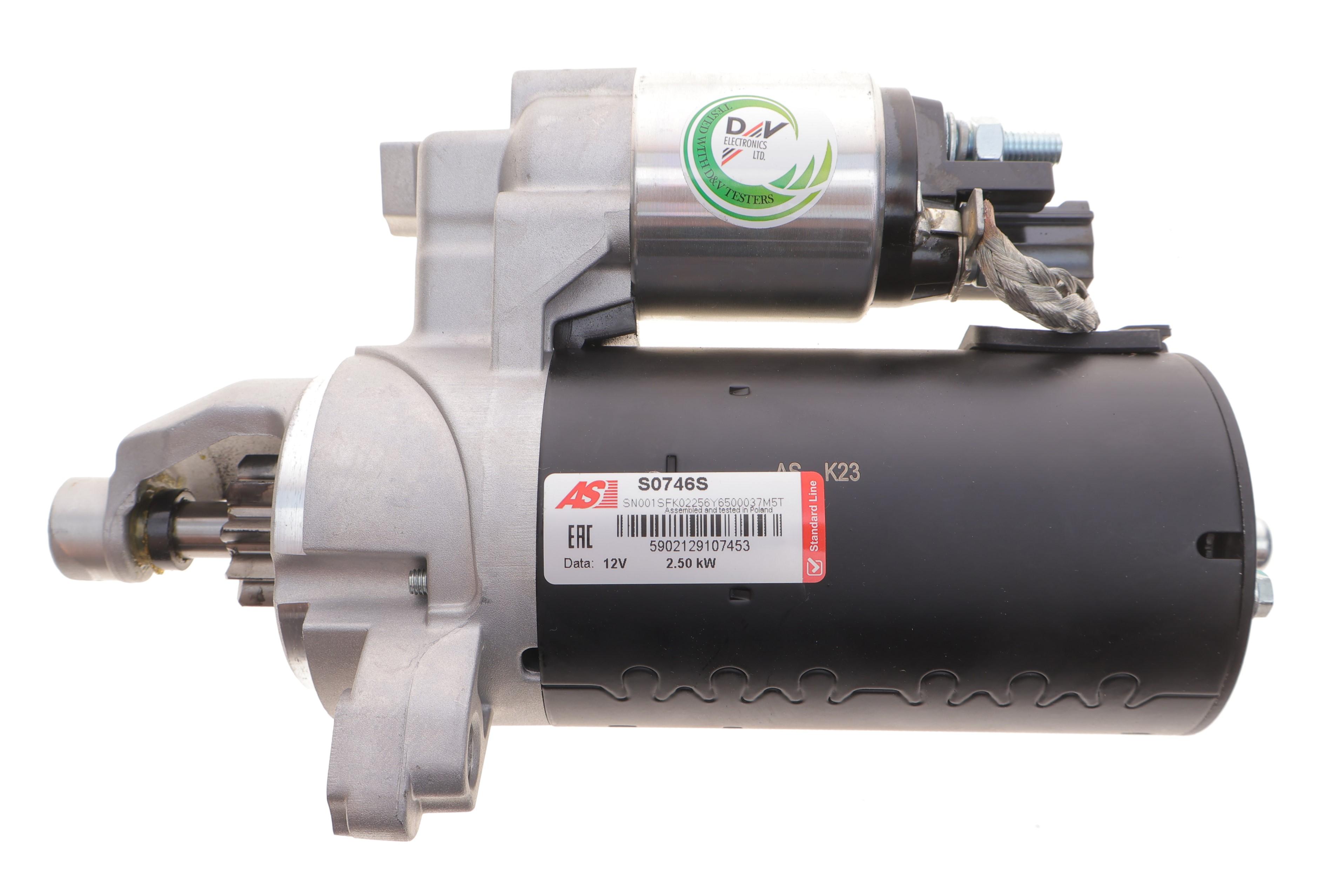 Стартер Audi A5/A6/Q5 3.0TDI quattro 11-18 (12V/2.5kw) (z=10)