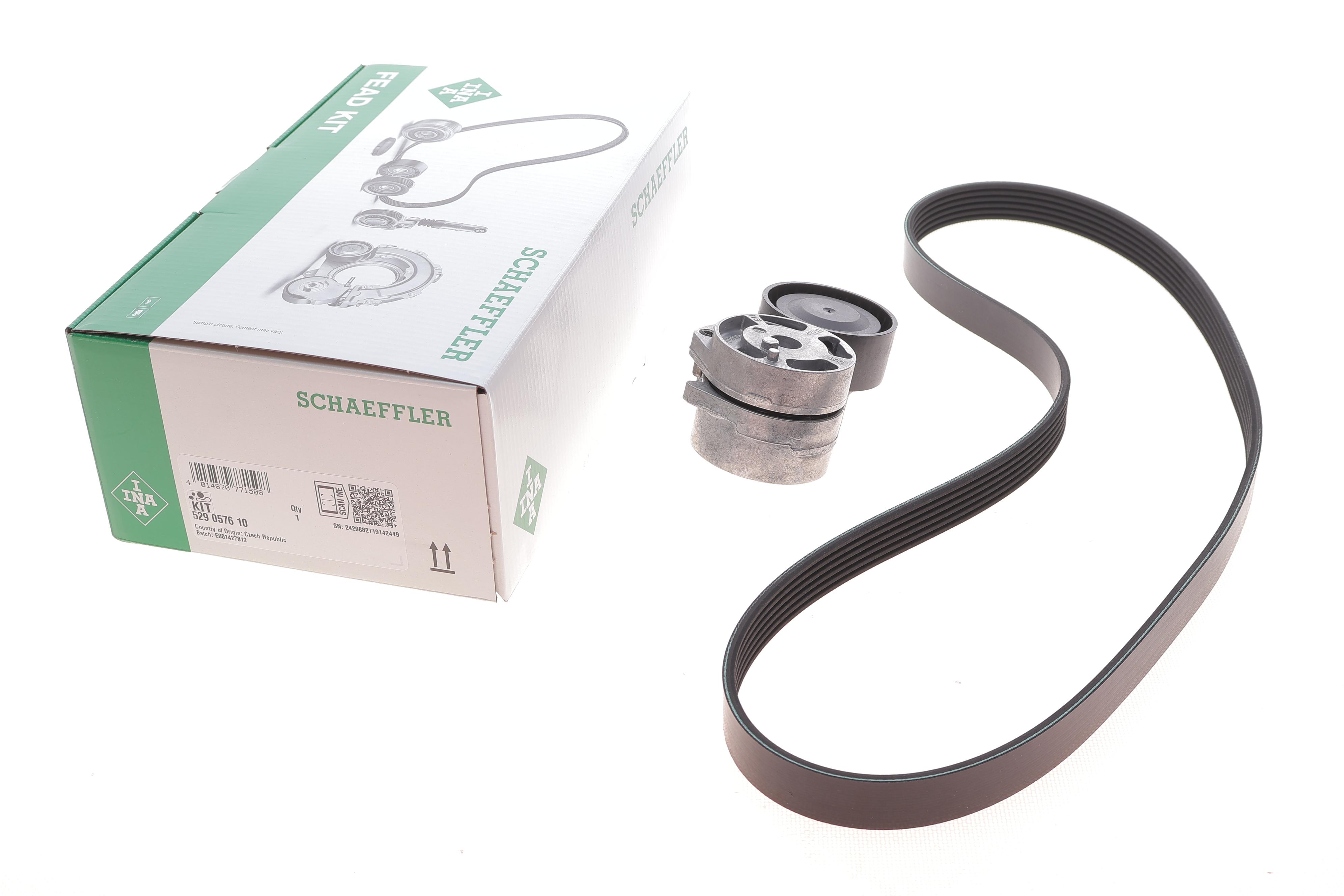 Комплект ремня генератора Audi A4/A5/A6 1.8/2.0 TFSI 08-18, (6PK1100)