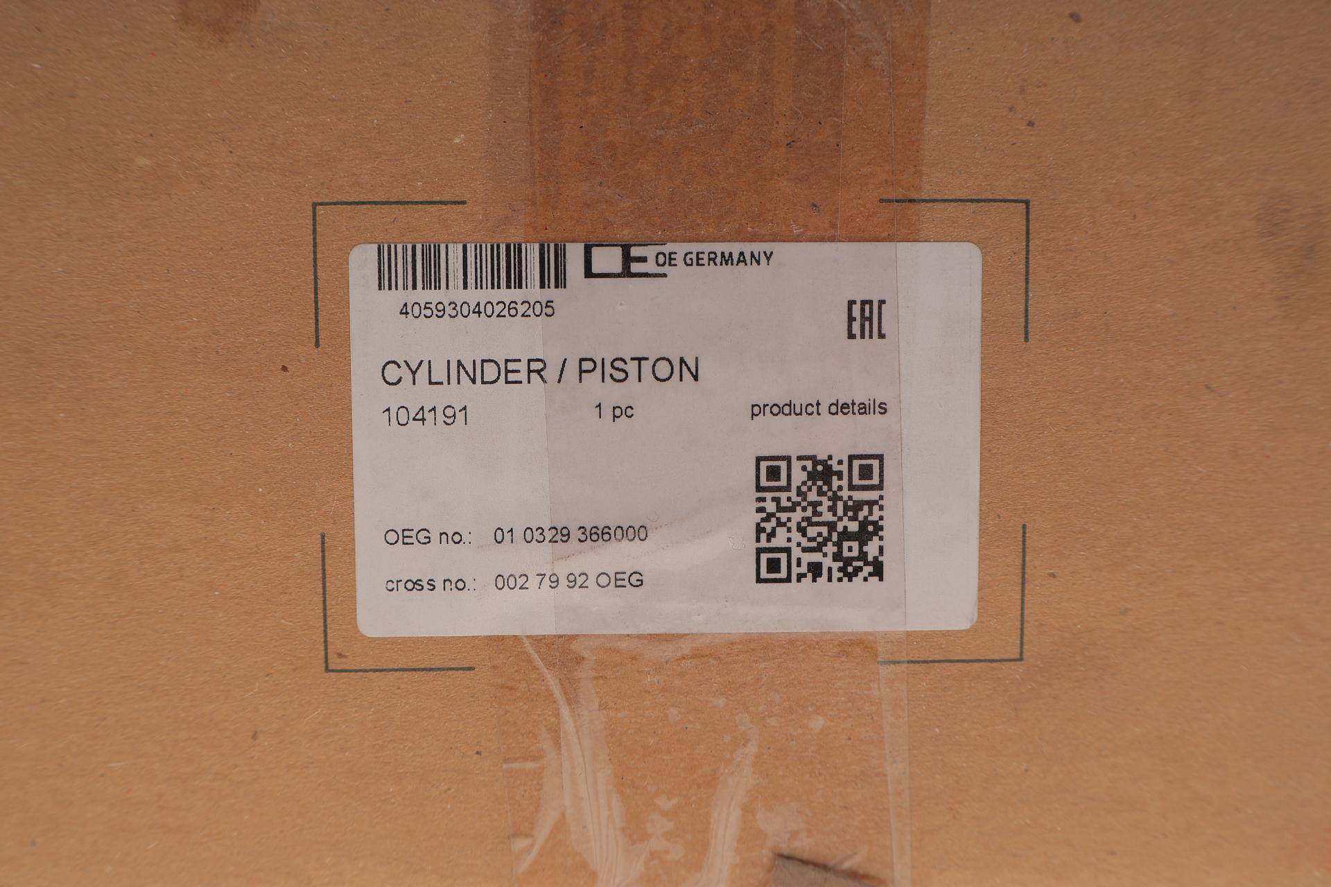 Поршень + гильза MB 609 OM364/366 (97.50mm/STD)