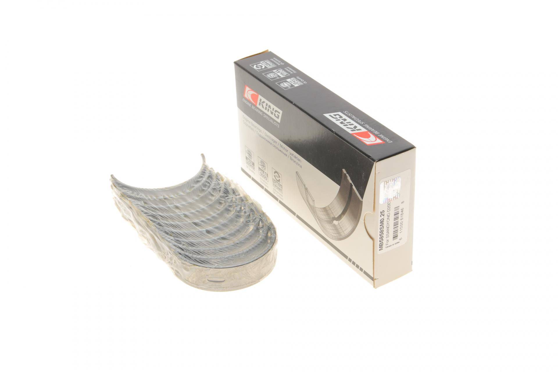 Вкладиші корінні SsangYong Actyon/Rexton 2.0 Xdi 06- (+0.25)