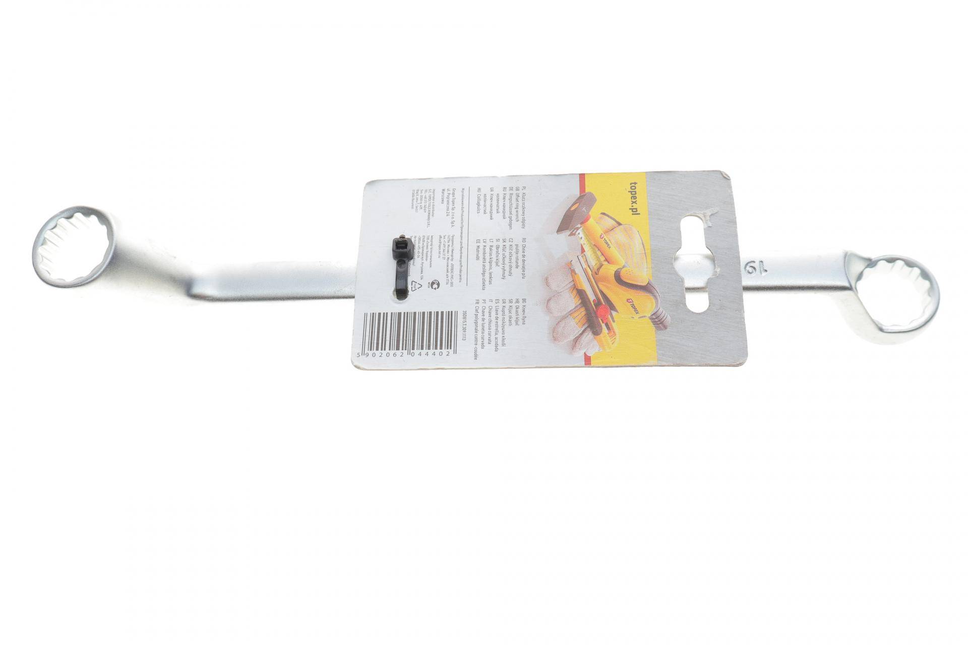 Ключ колінчастий 18x19 мм 45° L-270 мм