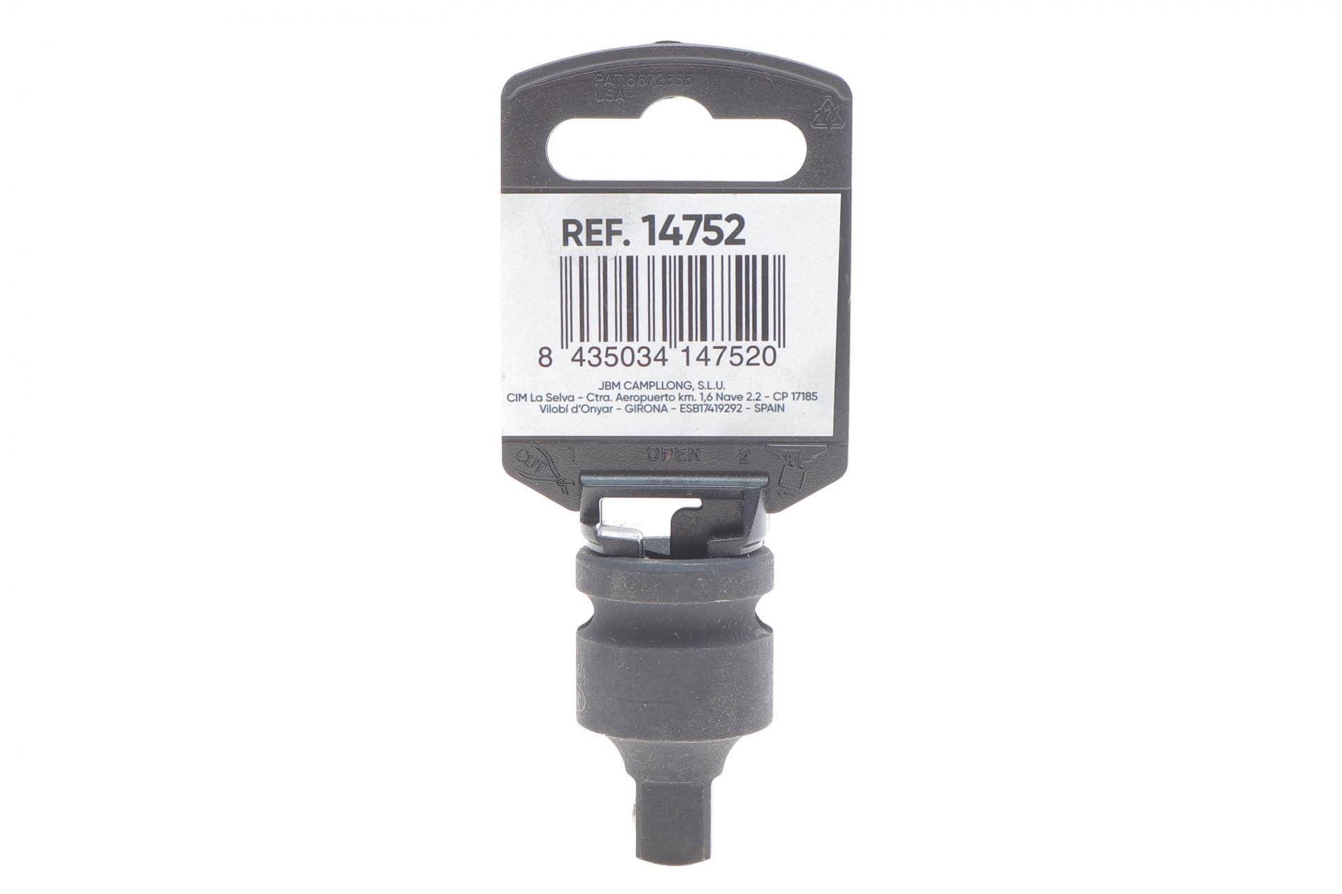 Перехідник ударний 1/2"x3/8"