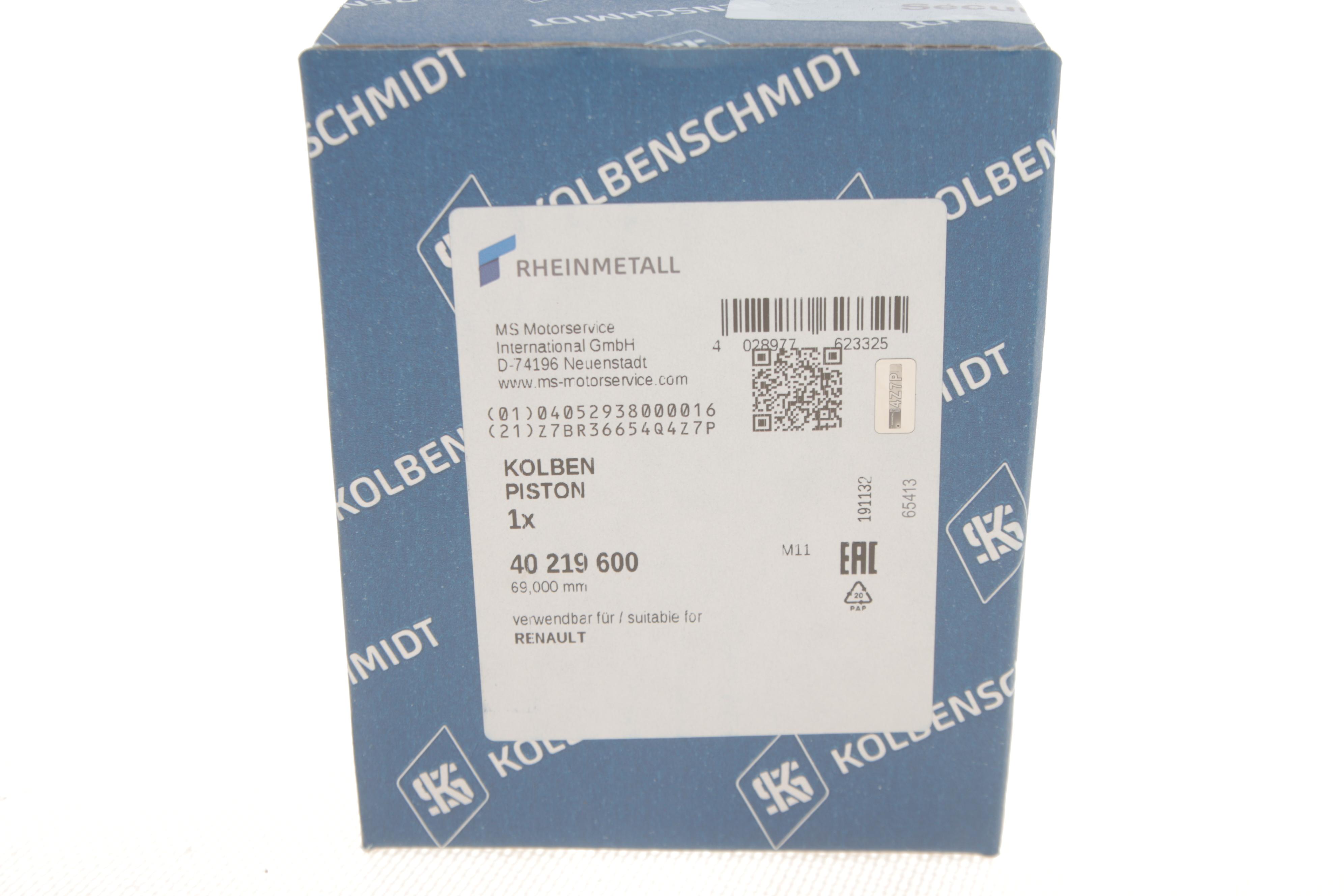 Поршень Renault Kangoo/Clio II-IV 1.2 16V 01- (69.00mm/STD)