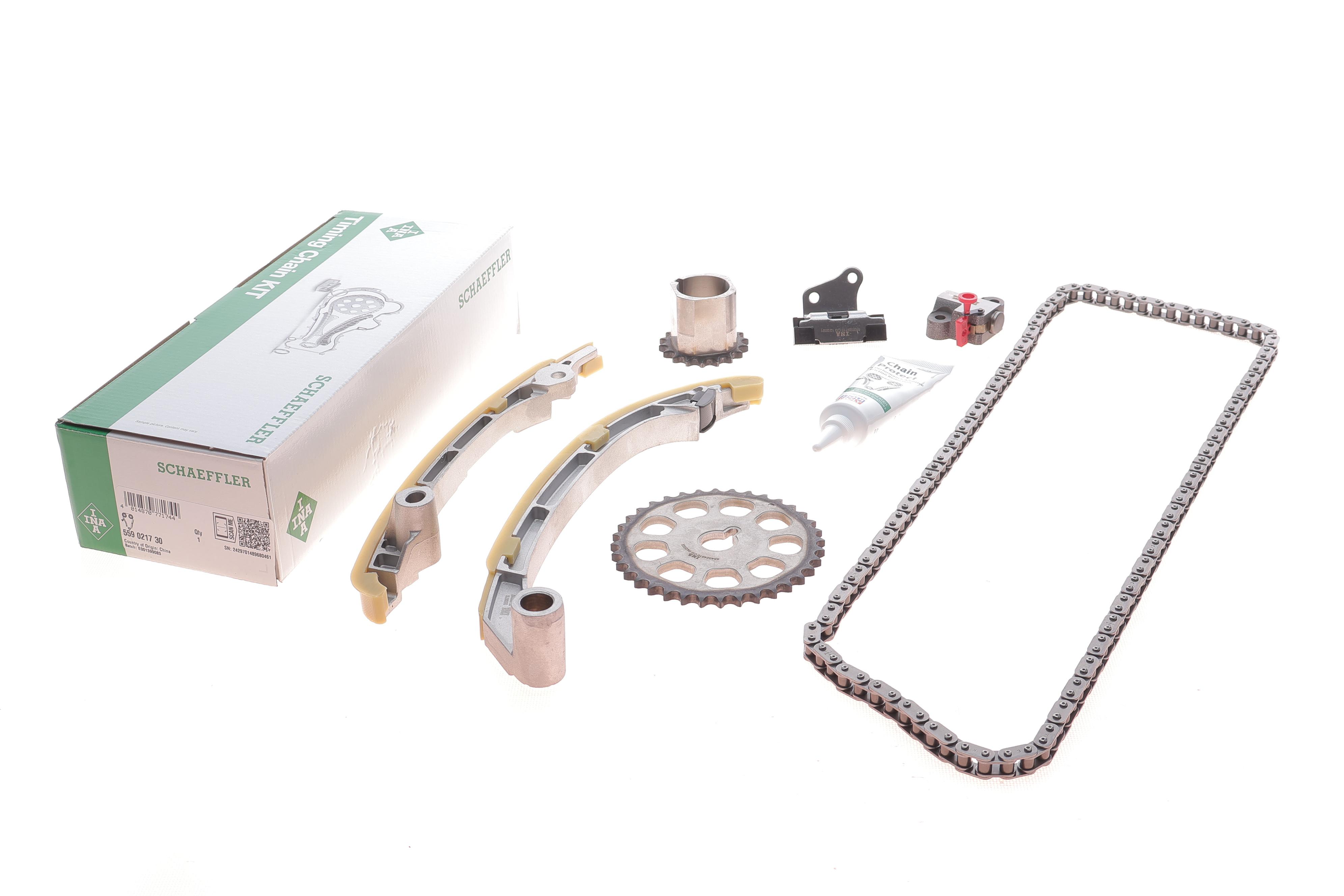 Комплект цепи ГРМ Toyota Land Cruiser Prado 2.7 09-/Rav4 2.0/2.4 00-13, (цепь INA)