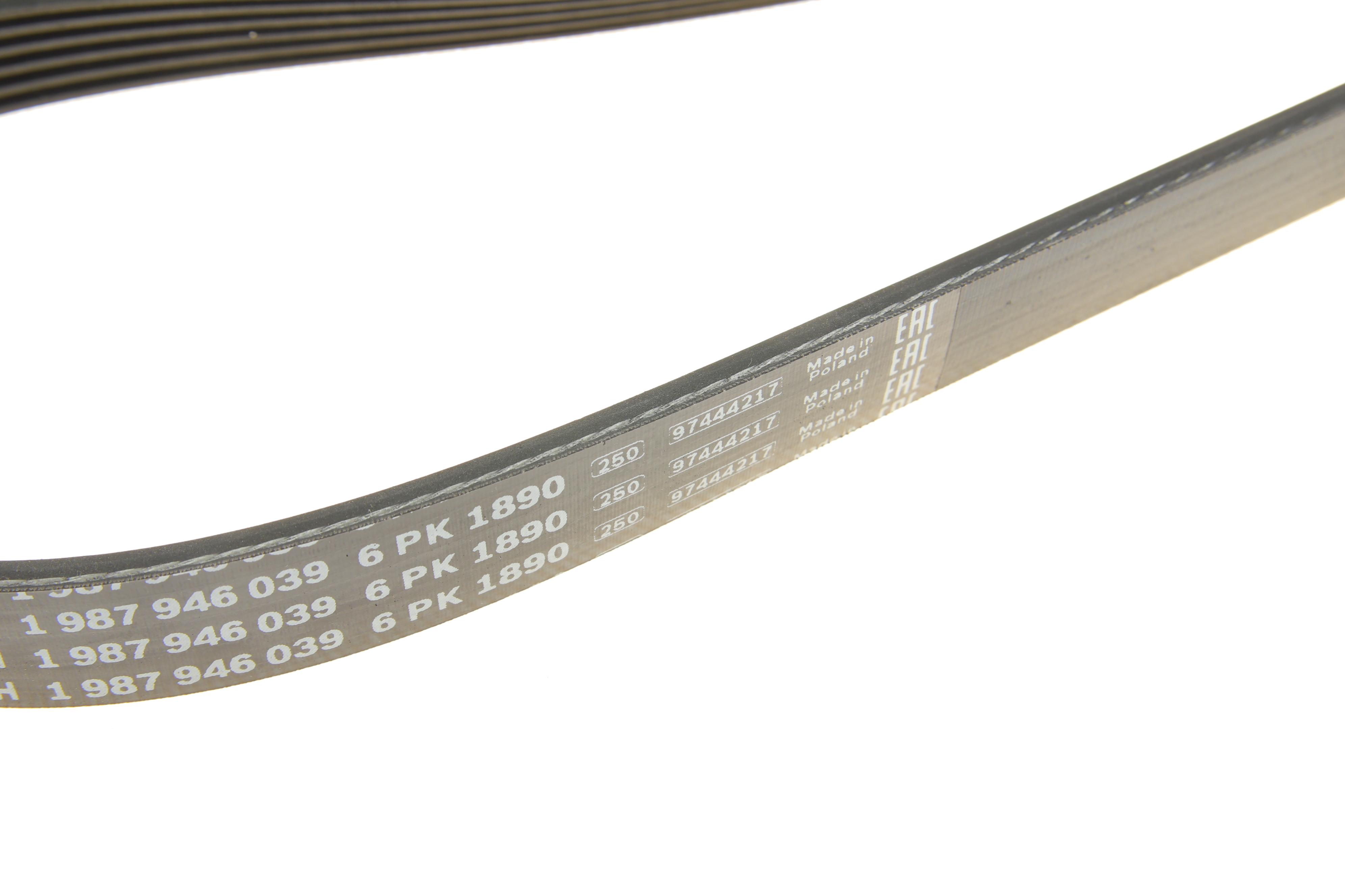 Ремінь генератора Ford Focus 1.4/1.6 98-05/Toyota Rav4 1.8 00-05/Daewoo Nubira 1.8/2.0 99- (6PK1890)