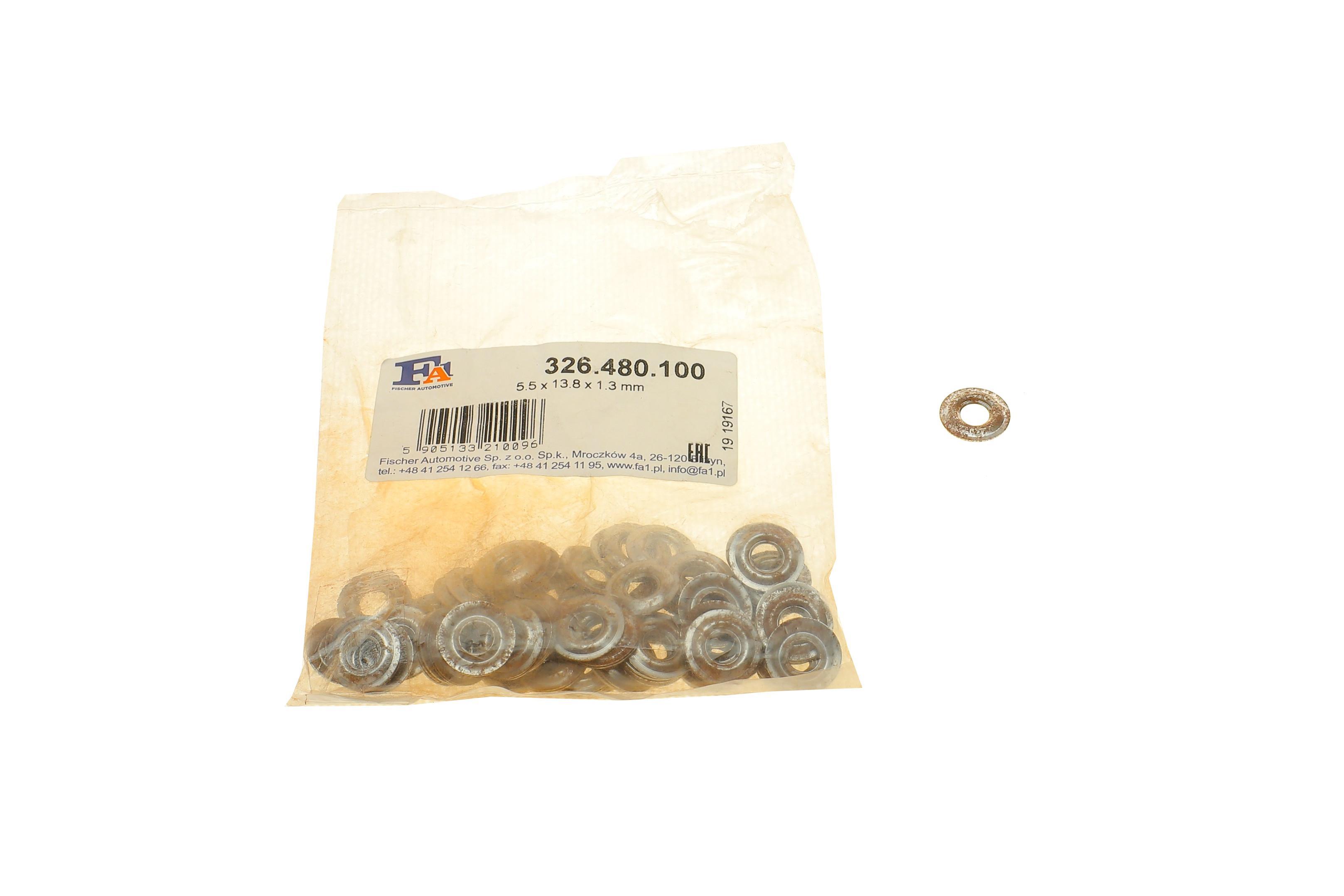 Шайба під форсунку Peugeot Partner/1.5D-2.5D 94-07 (5.5x13.8x1.3) (к-кт 100шт)(пошкоджене корозією)