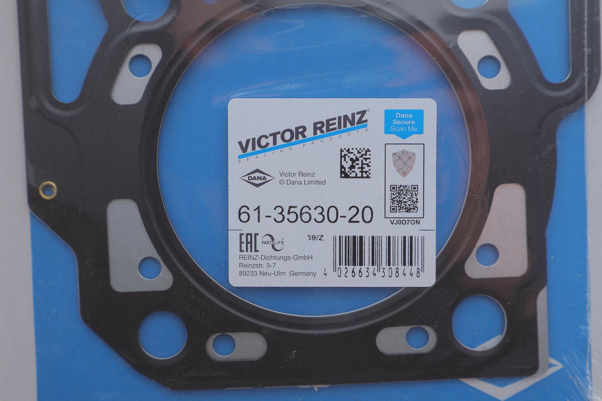 Прокладка ГБЦ Fiat Doblo 1.9D 99-, Ø83,00mm, 1.02mm, 2 метки