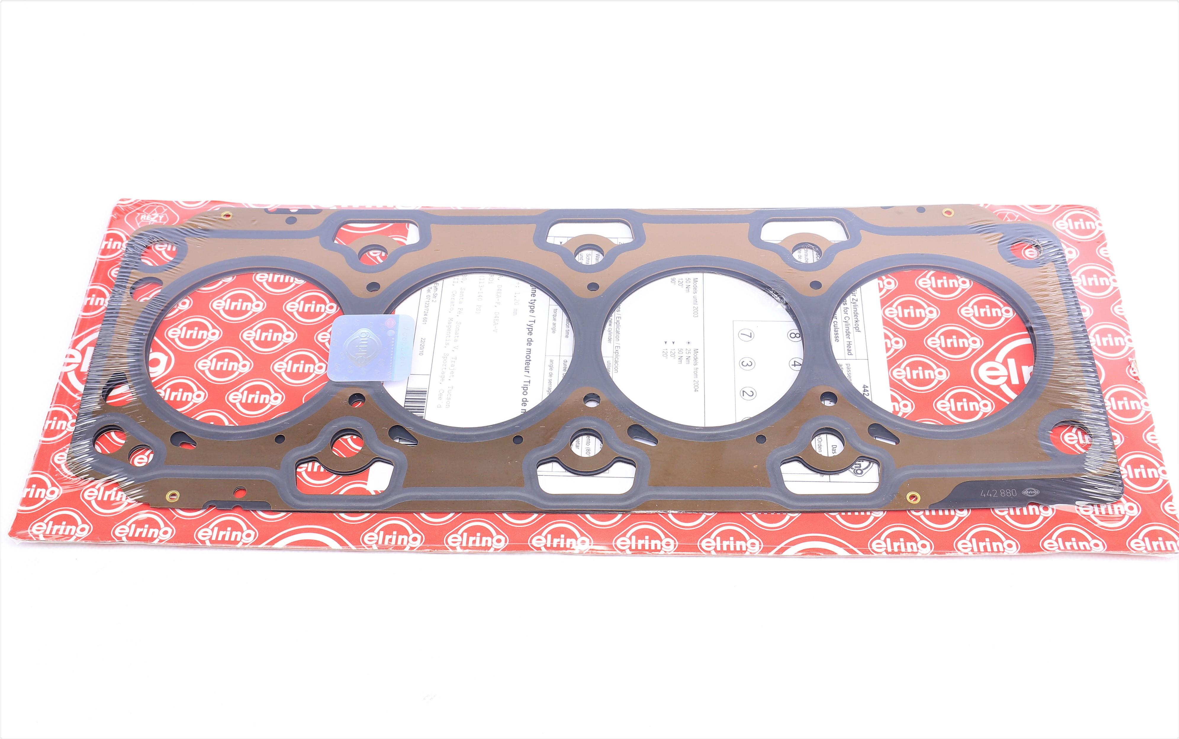 Прокладка ГБЦ Hyundai Sonata/Kia Sportage 2.0CRDi 01- Ø84,50mm, 1.20mm, (2 метки)