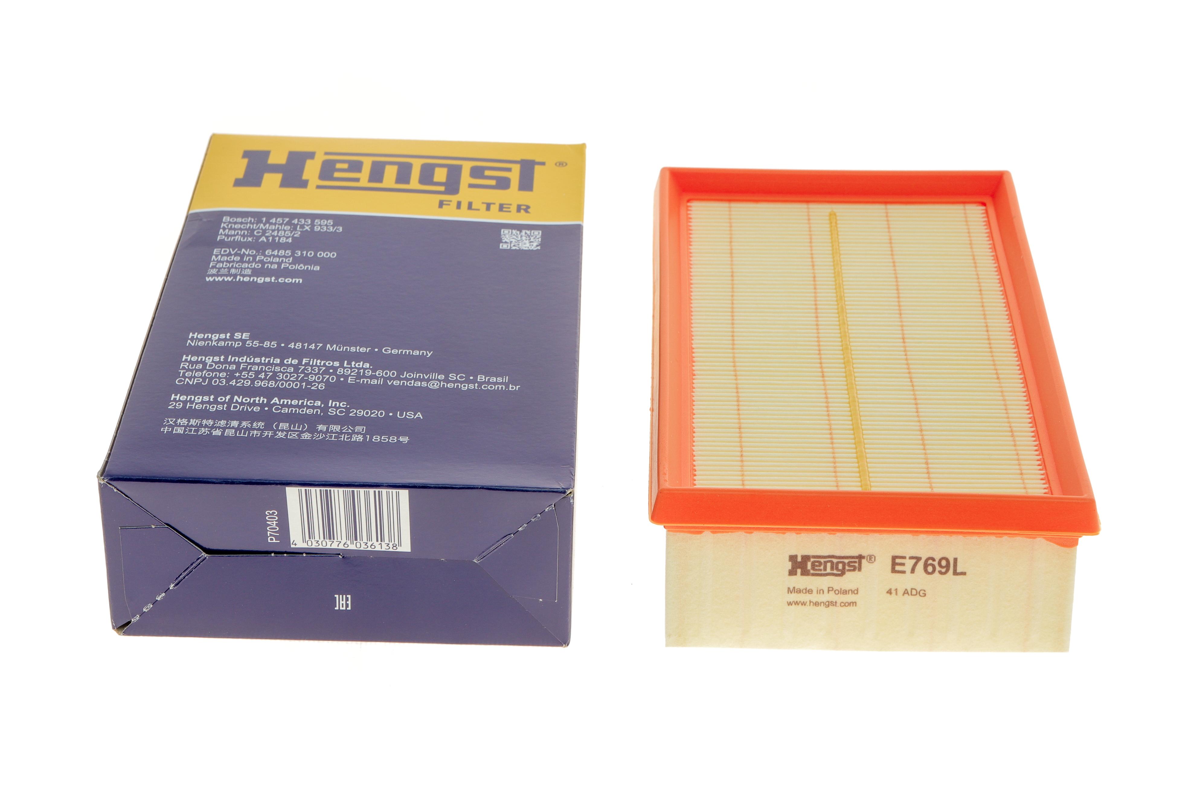 Фільтр повітряний Nissan Cube/Juke/Micra/Note/NV200/Renault Clio/Modus 1.2-2.0 03-