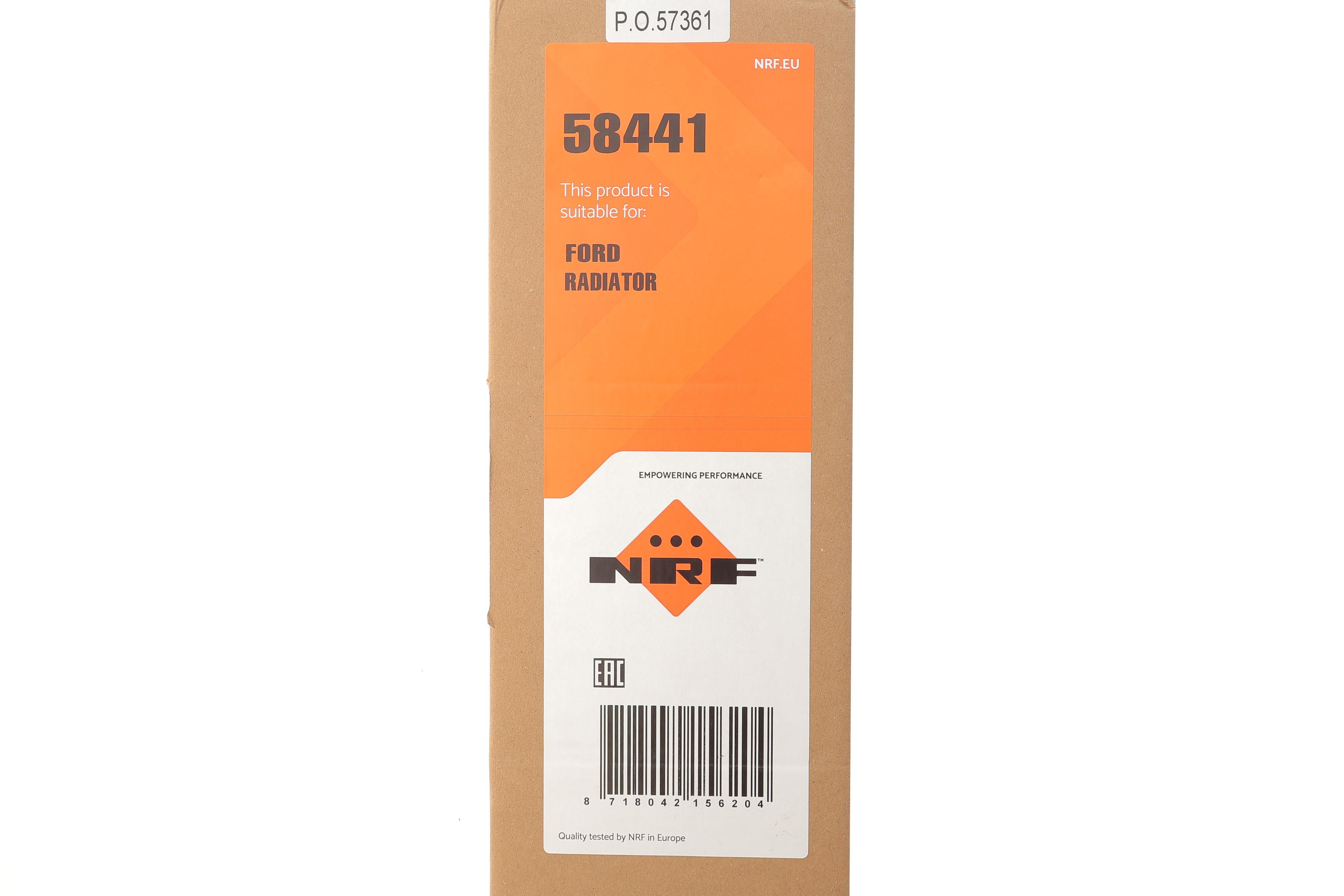 Радиатор охлаждения Ford Transit V347 06- (-AC) (456x672x16)