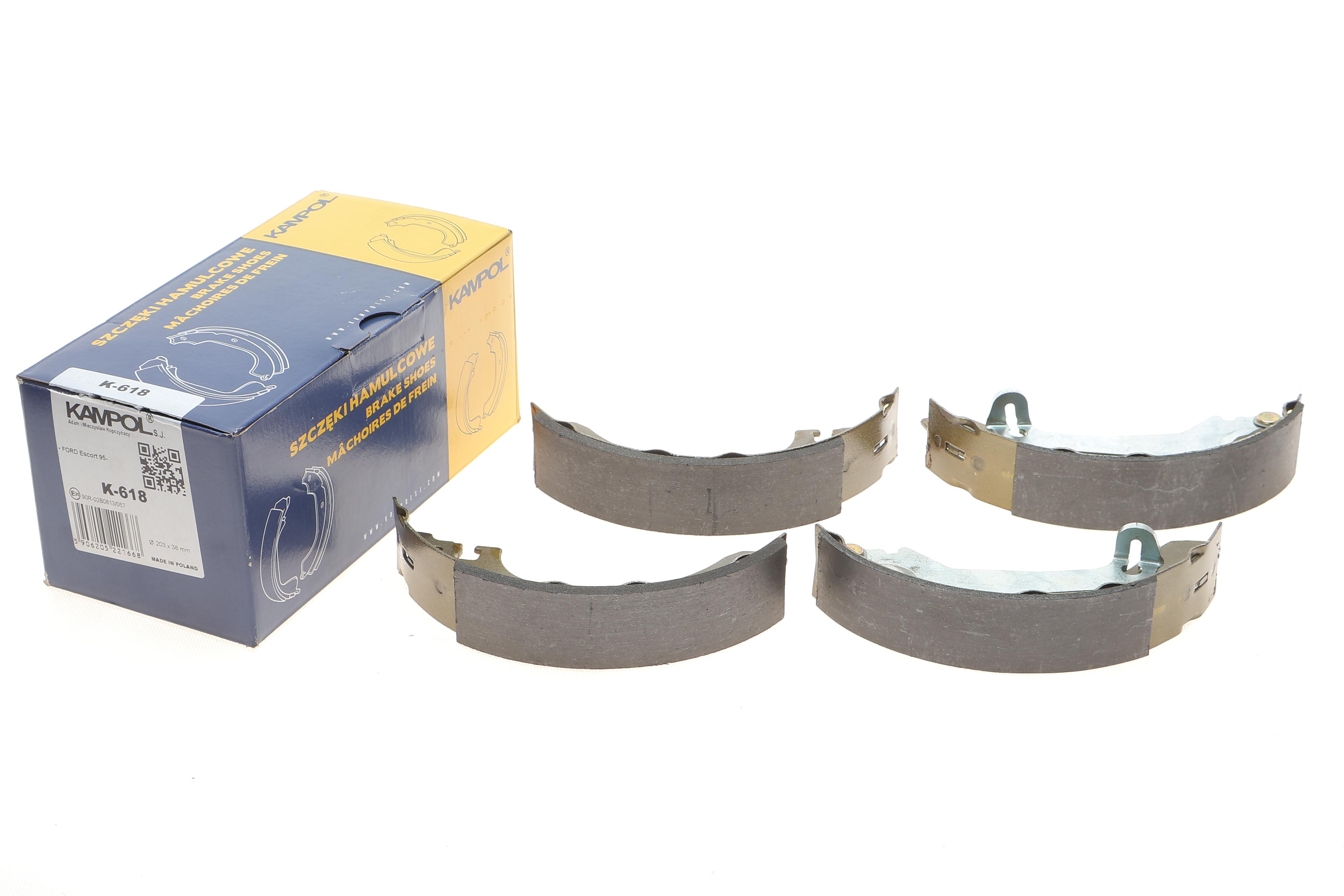 Колодки тормозные (задние) Ford Escort 92-00 (барабанные) (203x38)