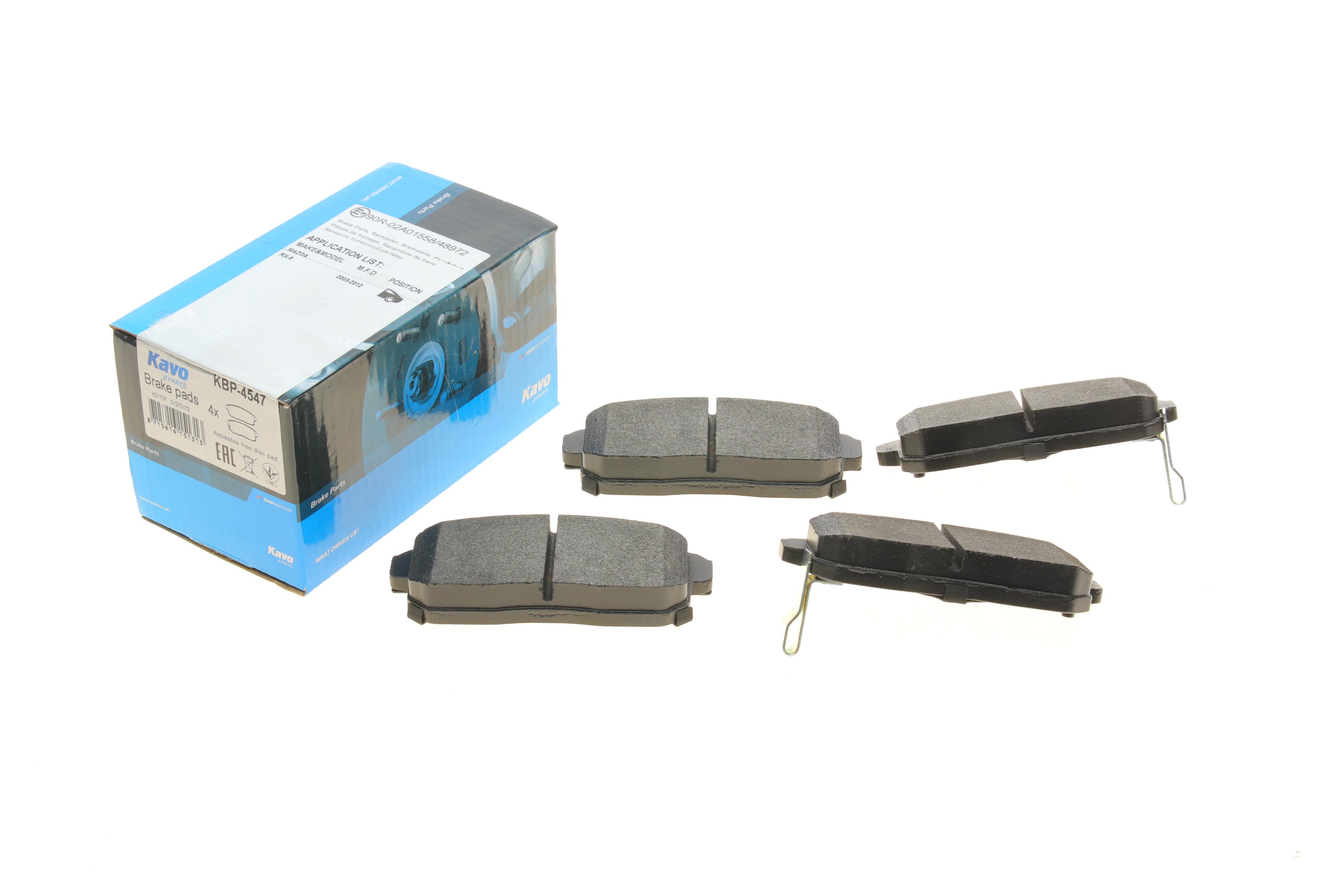 Колодки гальмівні (задні) Chevrolet Cruze 00-08/Mazda RX-8 03-12/Suzuki Ignis 00-05