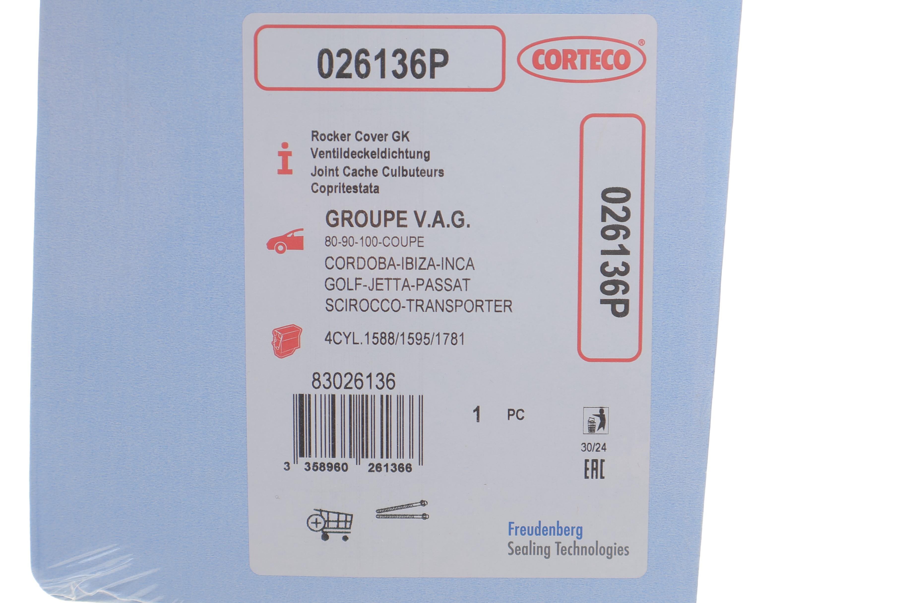 Прокладка кришки клапанів VW T3 1.6-1.7 D/ T4 1.8-2.0