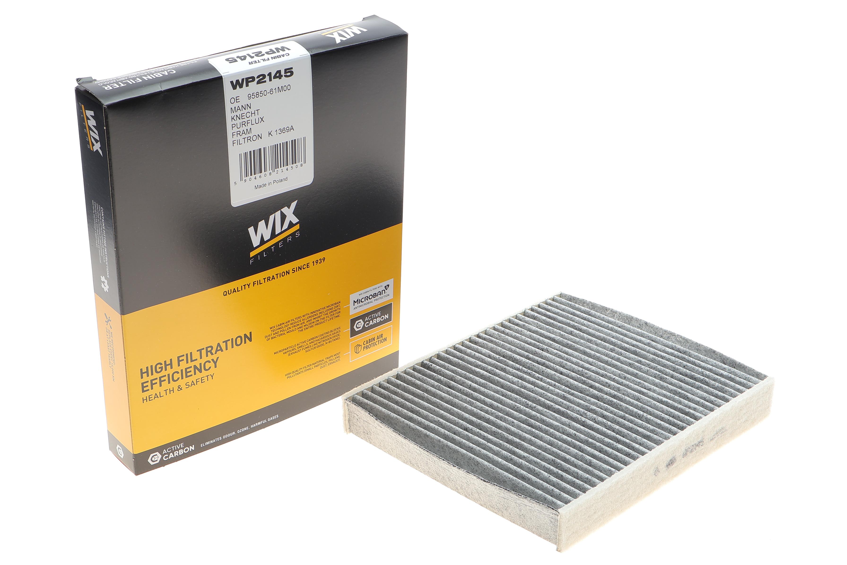 Фільтр салону Suzuki S-Cross/SX4 S-Cross 13-/Vitara 15- (вугільний)