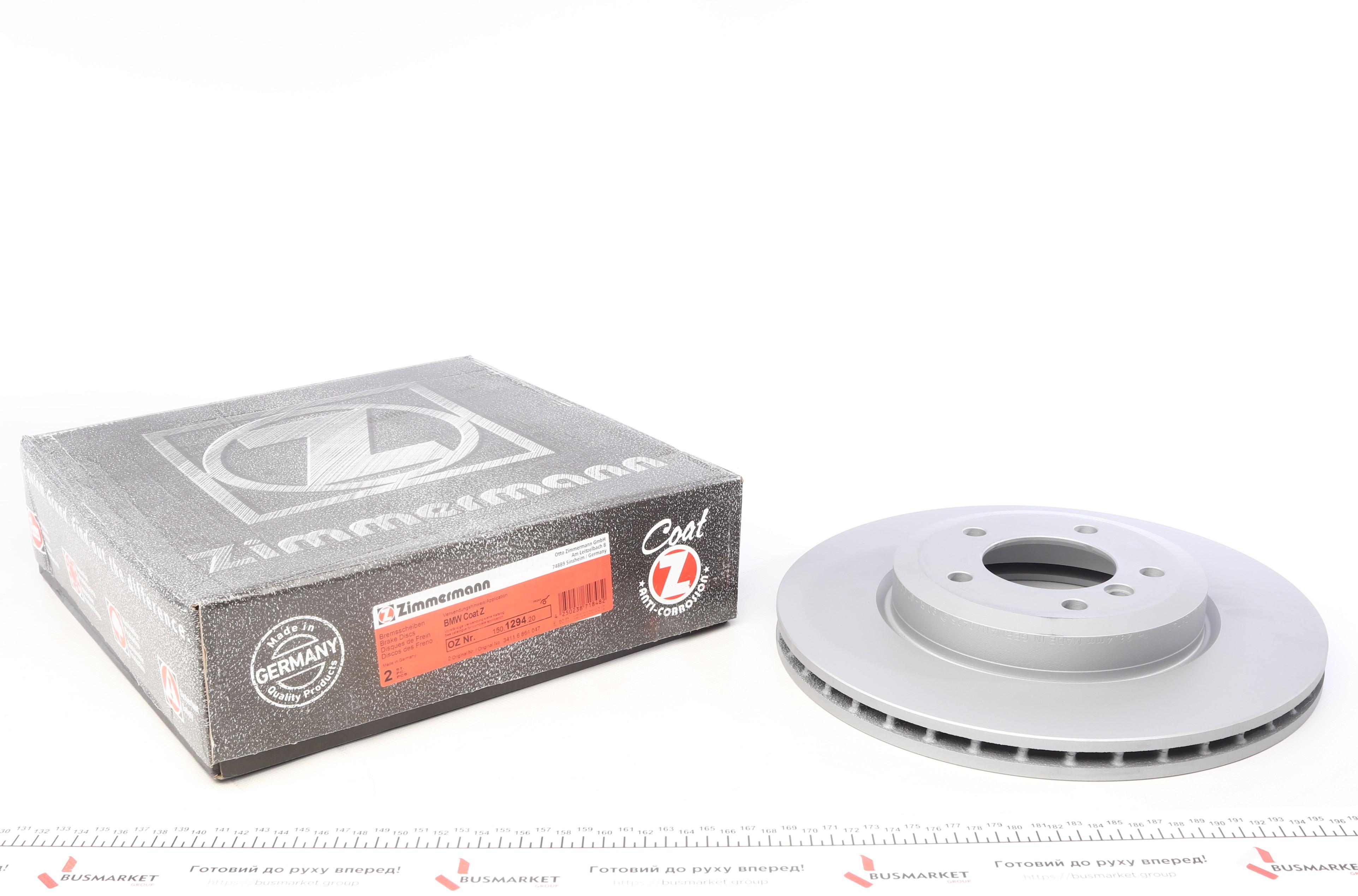 Диск гальмівний (передній) BMW 3 (E46) 99-06 (325x25) (з покриттям) (вент.)