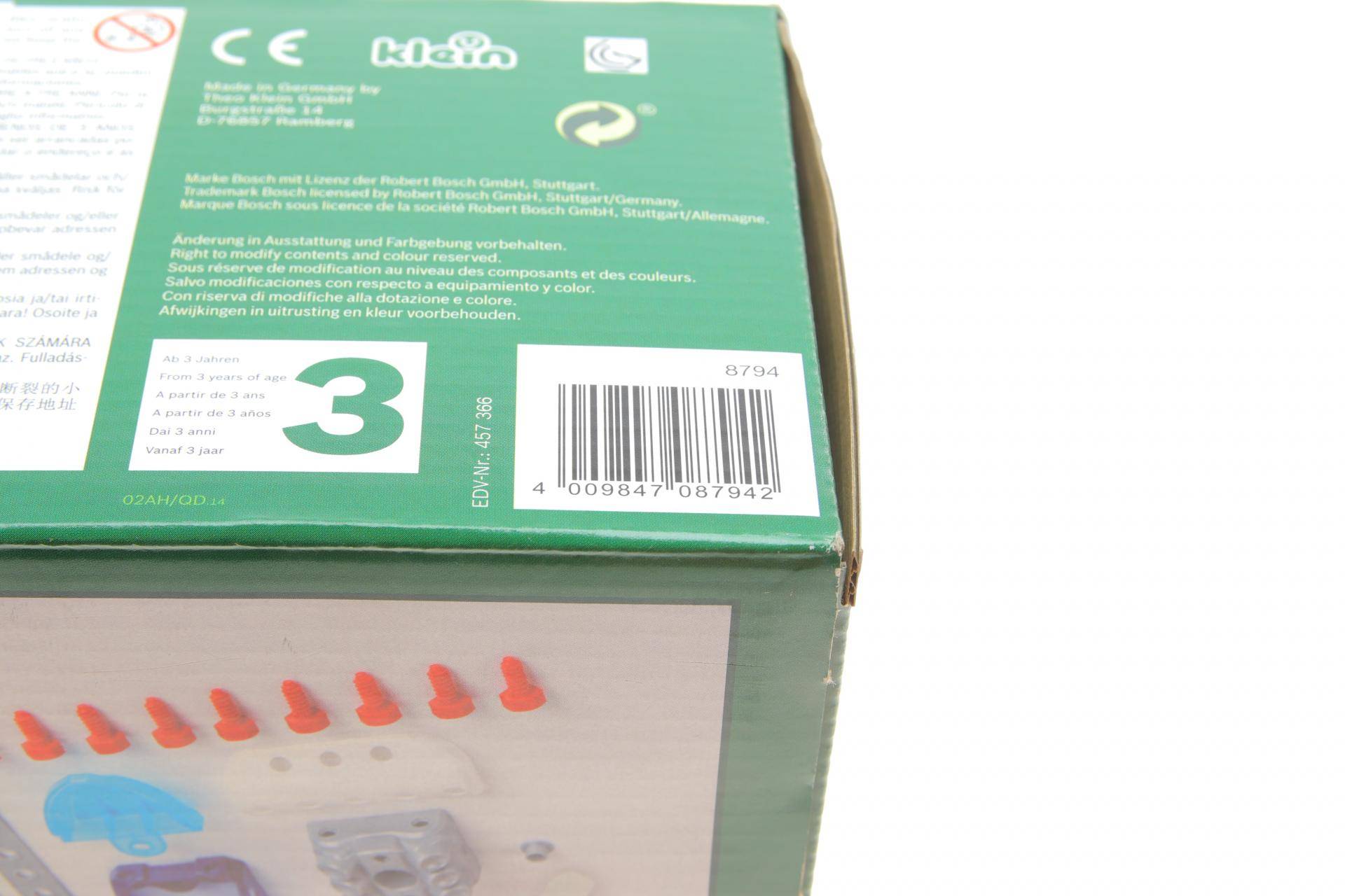 Набір для конструювання водного транспорту Klein Bosch 3in1 Watercraft